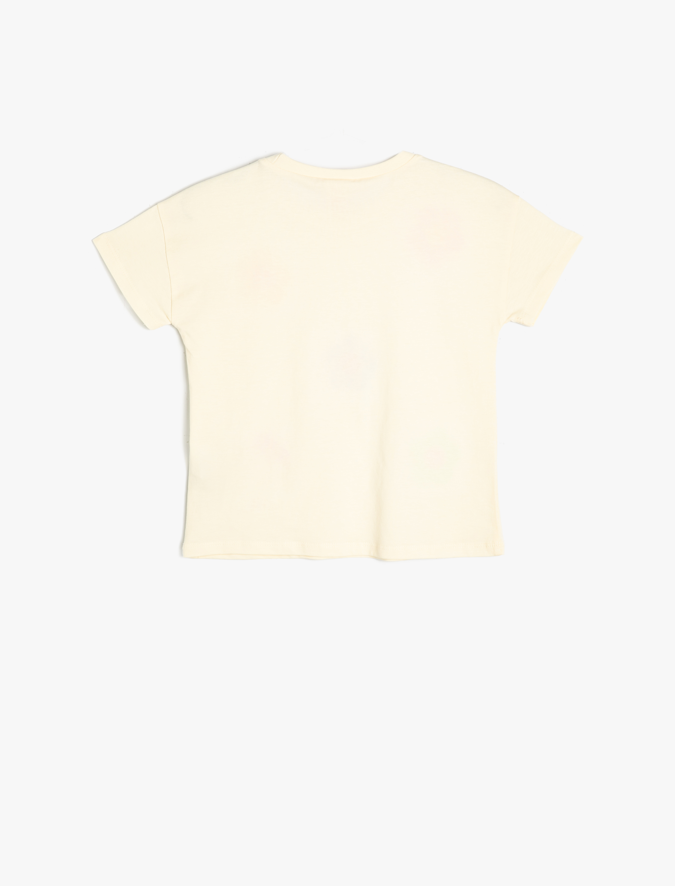  Kız Bebek Tişört Kısa Kollu Bisiklet Yaka Cep Detaylı Pamuklu