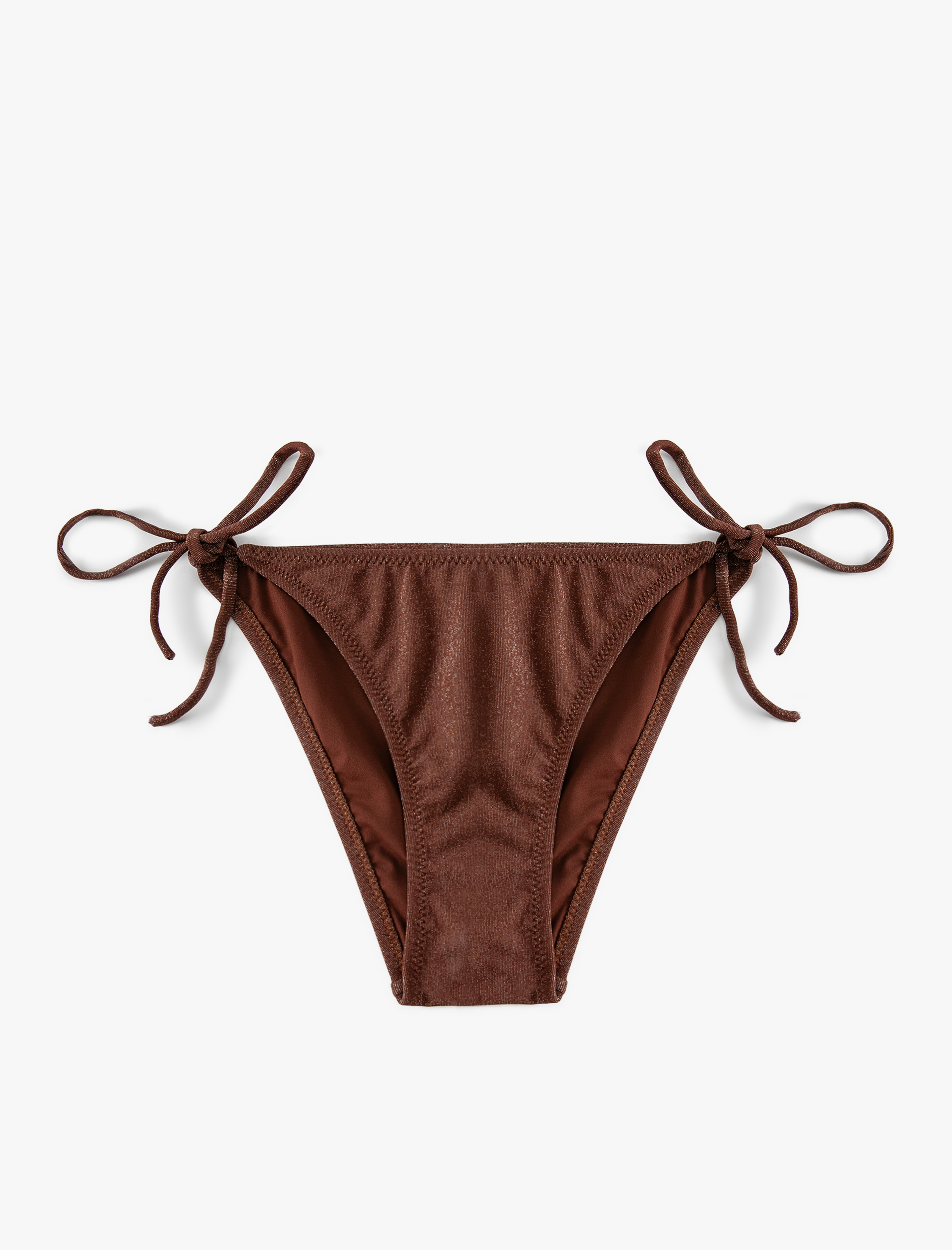 Koton Kadın İpli Bikini Altı Slip Parlak -1