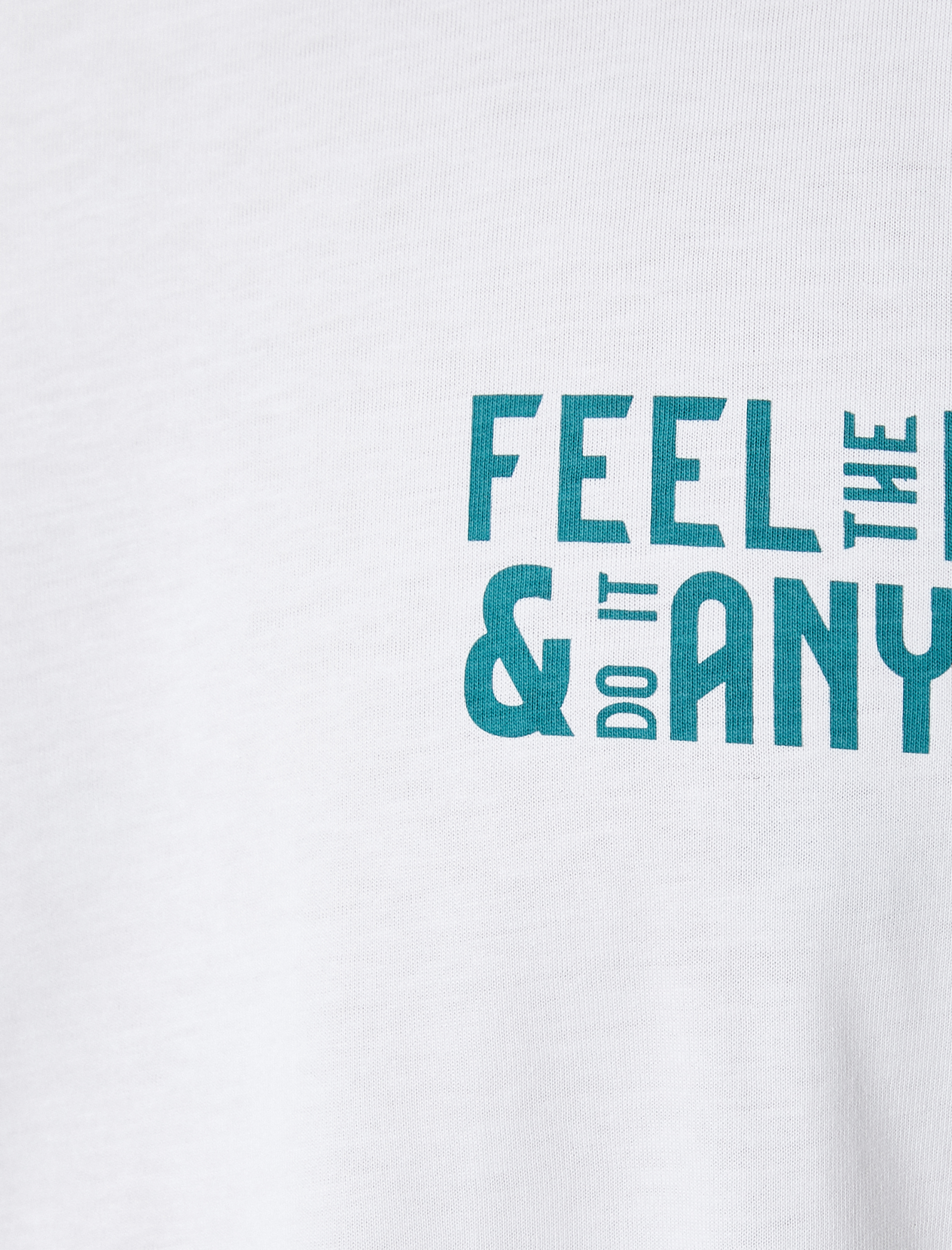   Arkası Baskılı Tişört Kısa Kollu Bisiklet Yaka Pamuklu