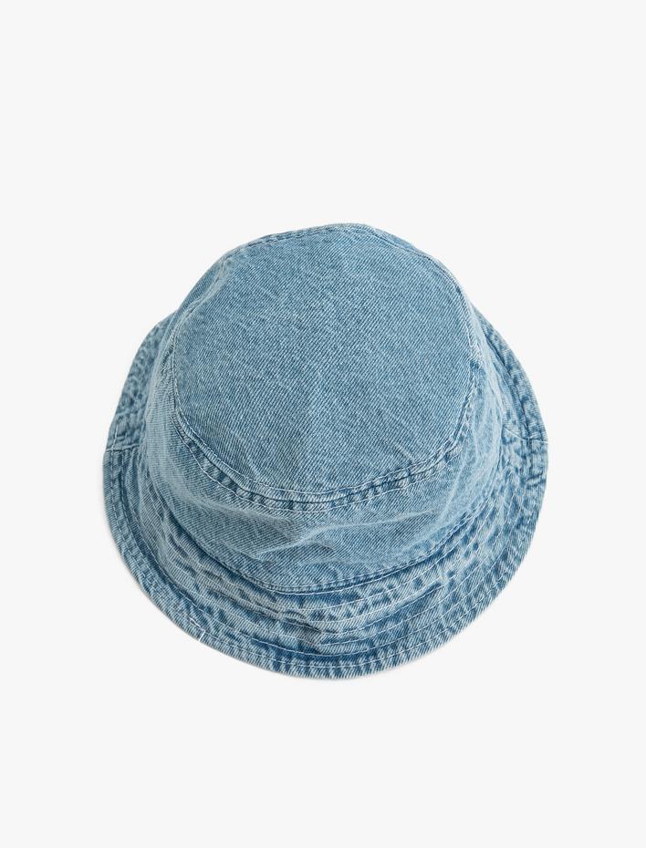 Kadın Basic Bucket Şapka Pamuklu