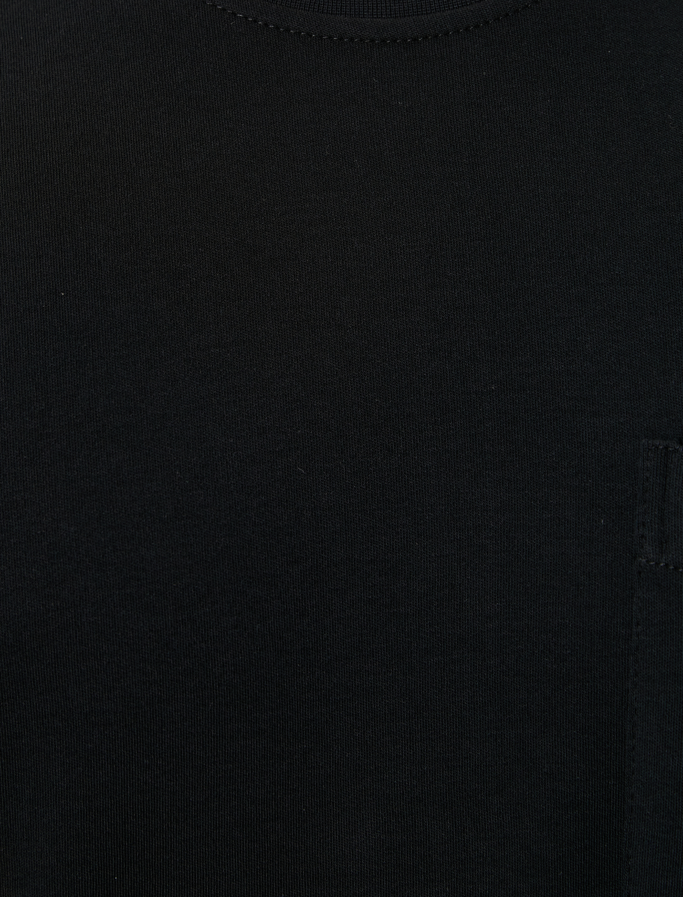   Cep Detaylı Kısa Kollu Bisiklet Yaka Regular Fit Pamuklu Basic Tişört