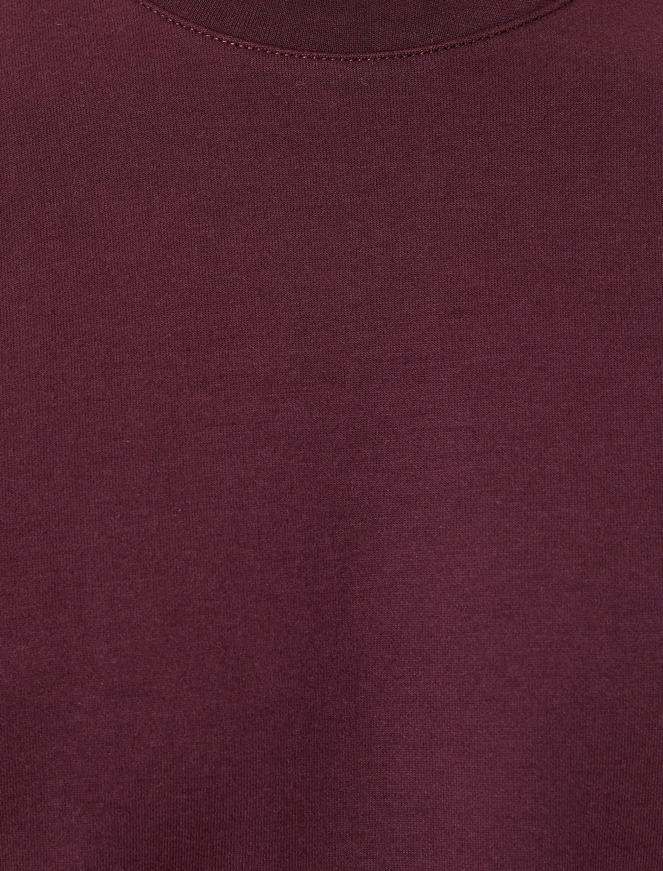   Basic Tişört Bisiklet Yaka Kısa Kollu Dokulu Pamuklu