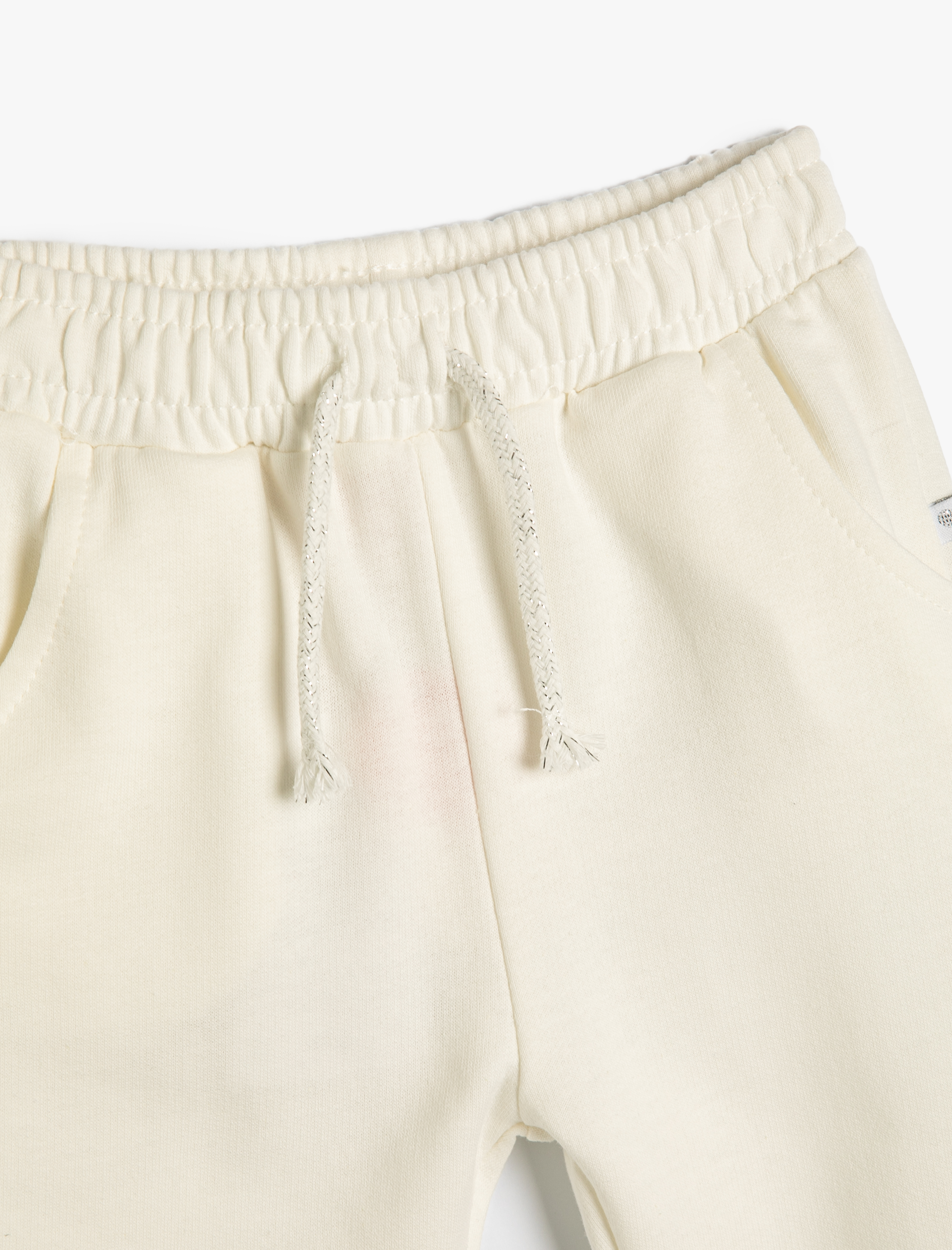 Kız Bebek Basic Jogger Eşofman Altı Beli Lastikli Pamuklu Şardonlu