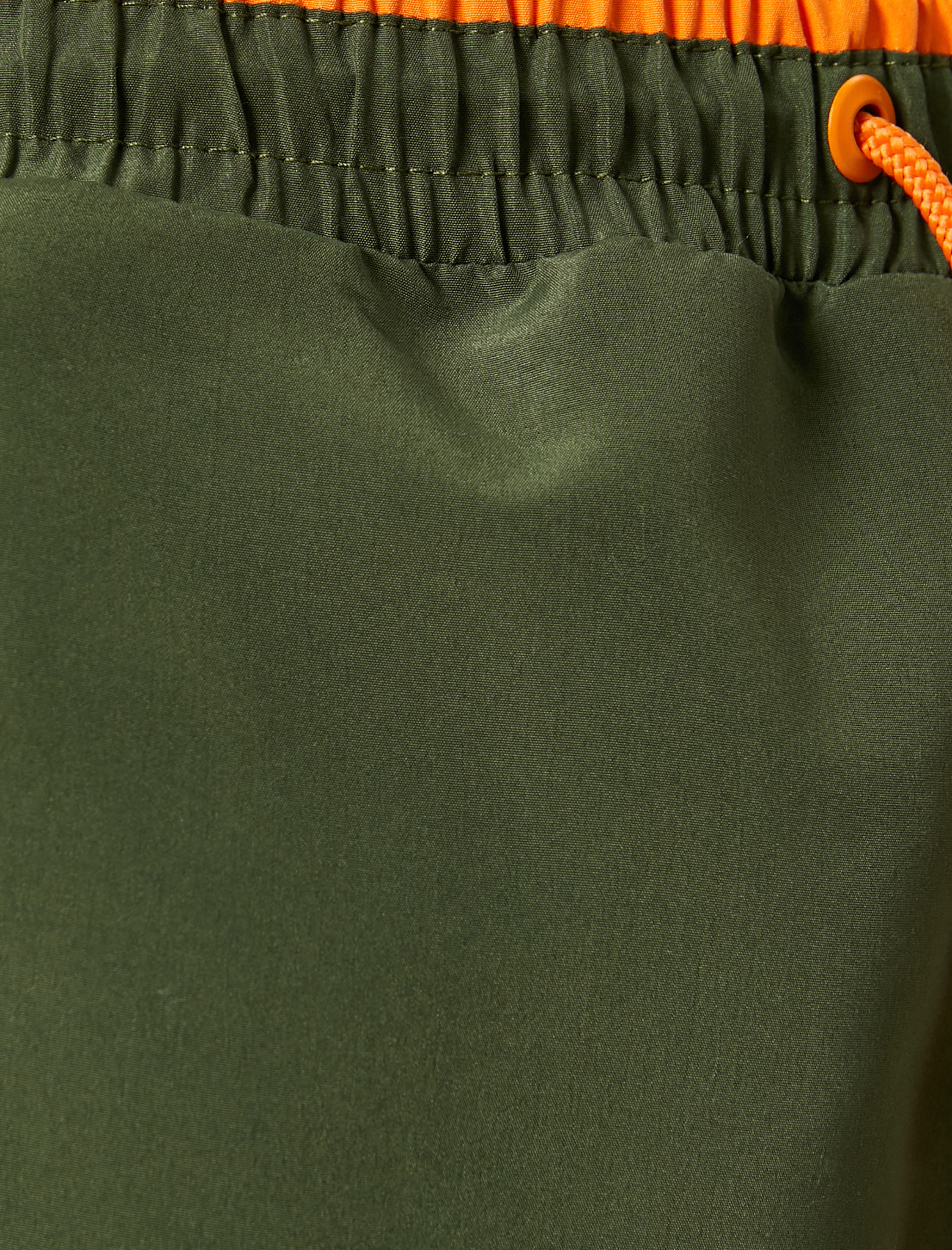 Kısa Deniz Şortu File Astarlı Beli Bağlamalı Cepli Rahat Kalıp