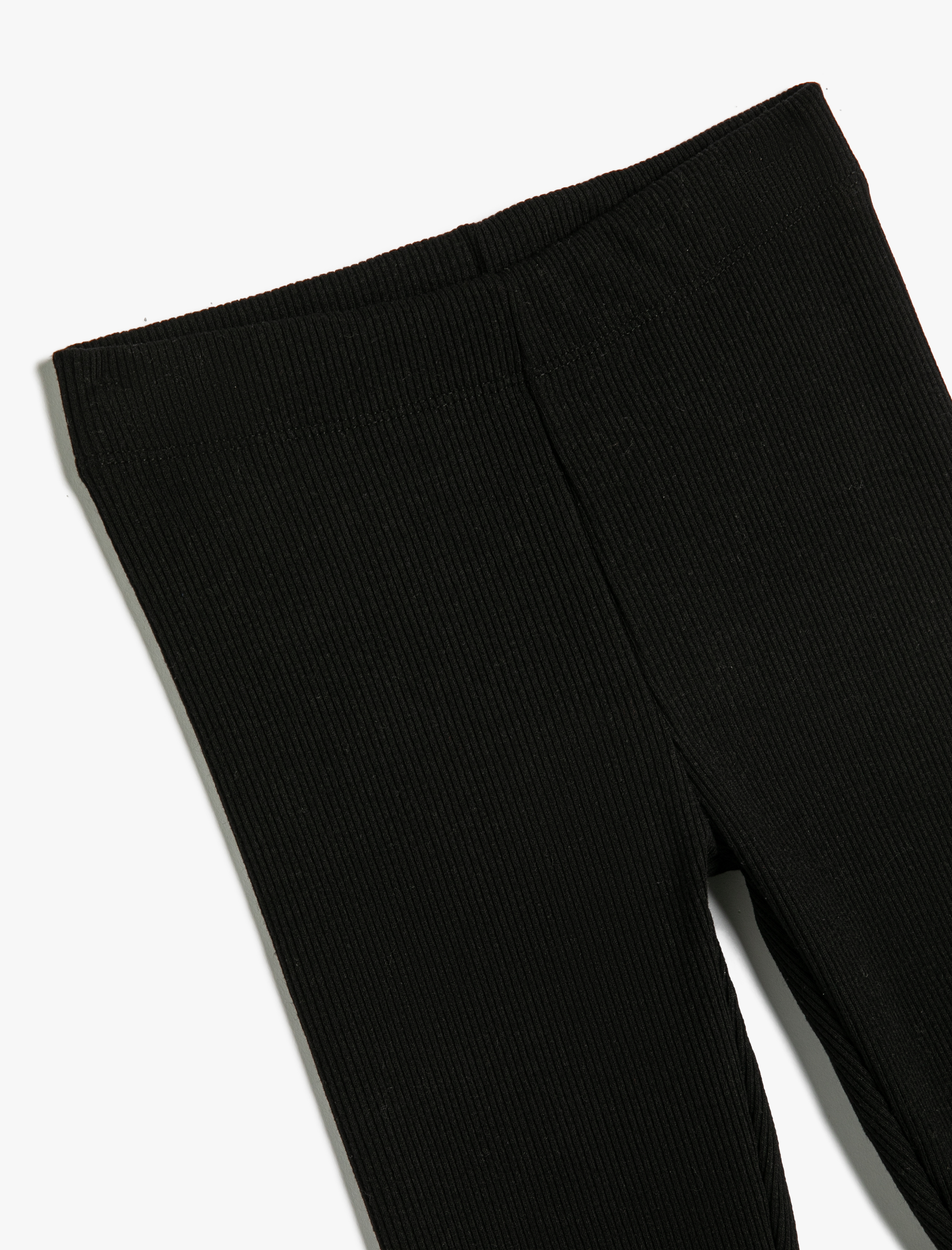  Kız Çocuk Ribanalı Beli Lastikli Basic Tayt