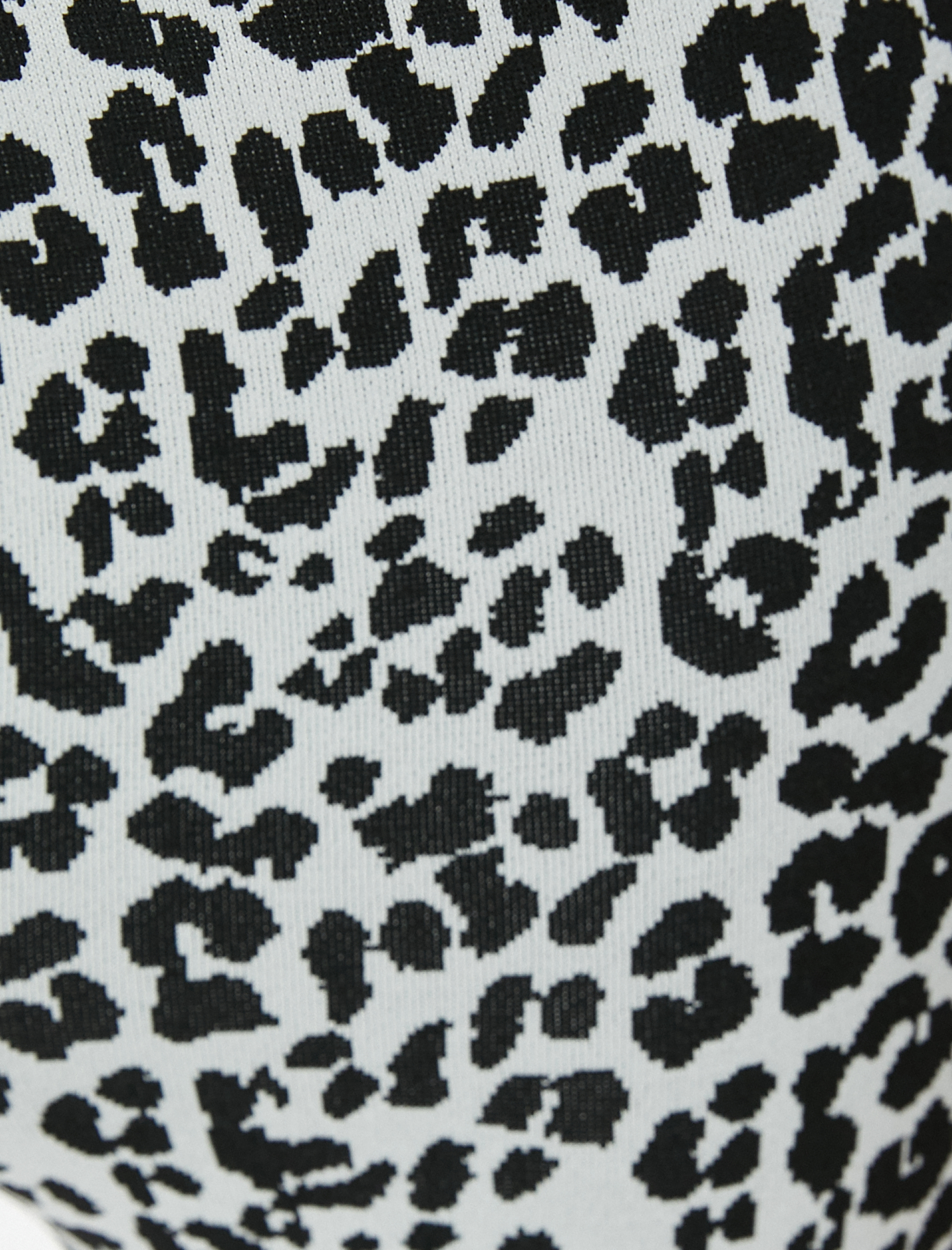   Leopar Desenli Tayt Pantolon İspanyol Paça Slim Fit