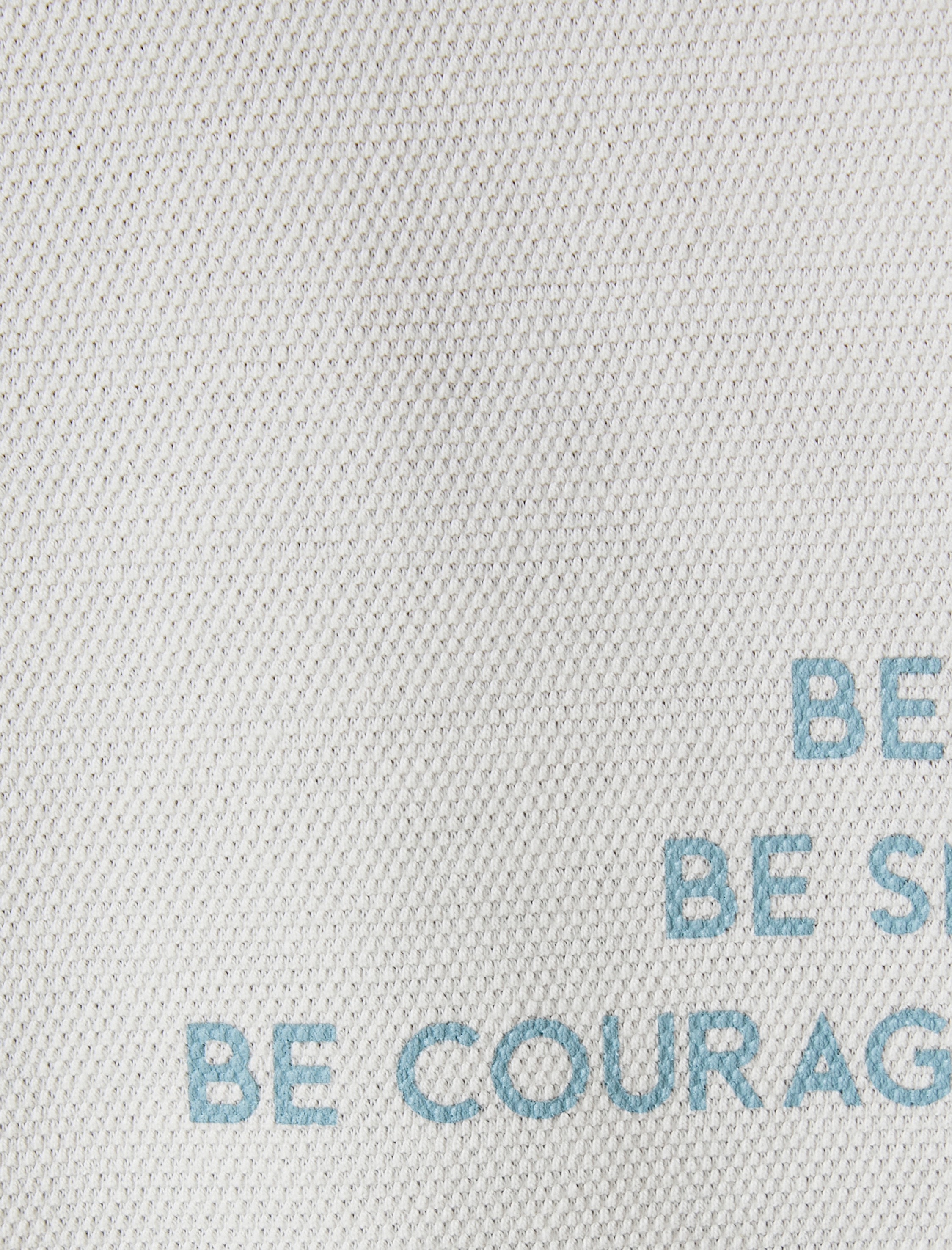   Kolsuz Tişört Basic Slogan Baskılı Bisiklet Yaka Pamuklu