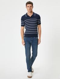 Slim Fit Kot Pantolon - Brad Jean