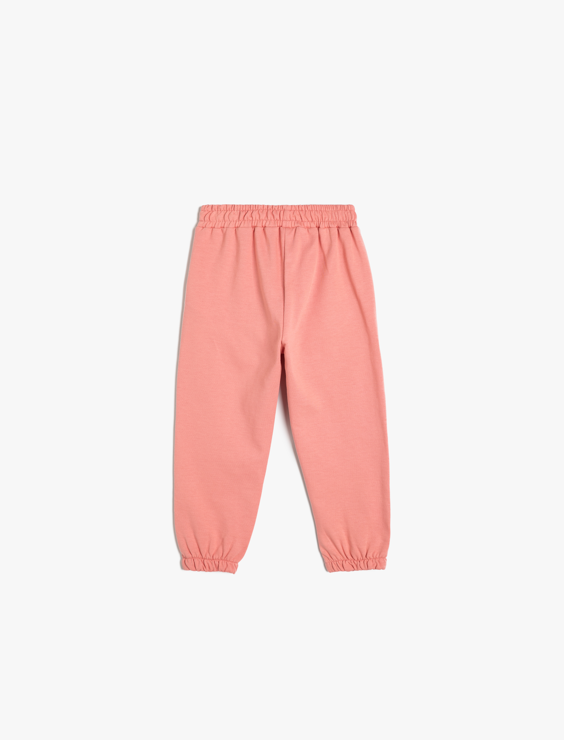  Kız Bebek Basic Jogger Eşofman Altı Beli Lastikli Pamuklu Şardonlu