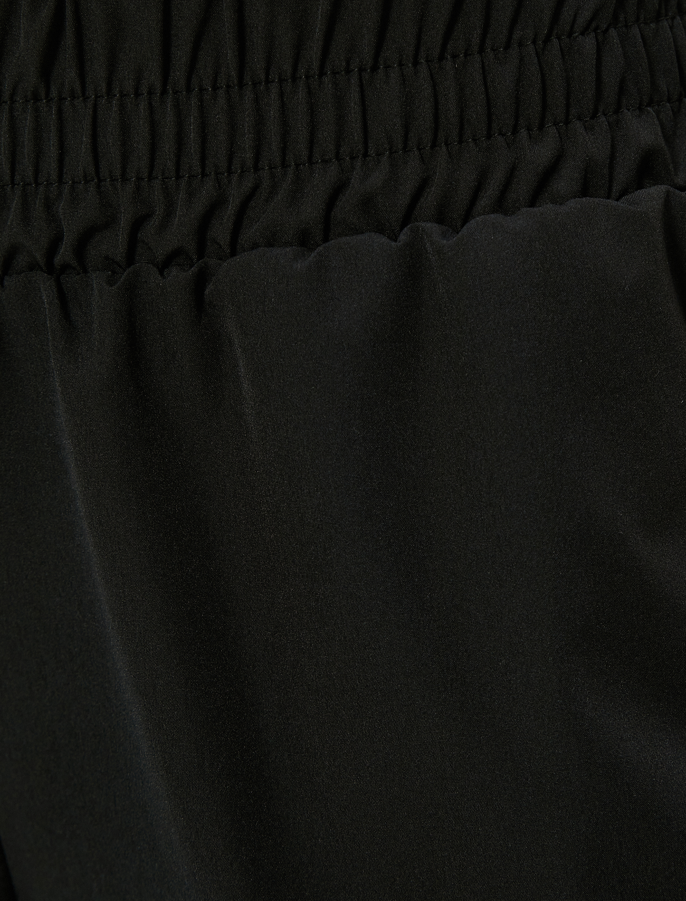   Yüksek Bel Slim Fit Paraşüt Taytlı Spor Şort