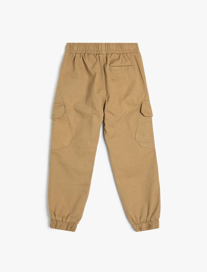 Erkek Çocuk Jogger Pantolon Beli Lastikli Cep Detaylı Pamuklu