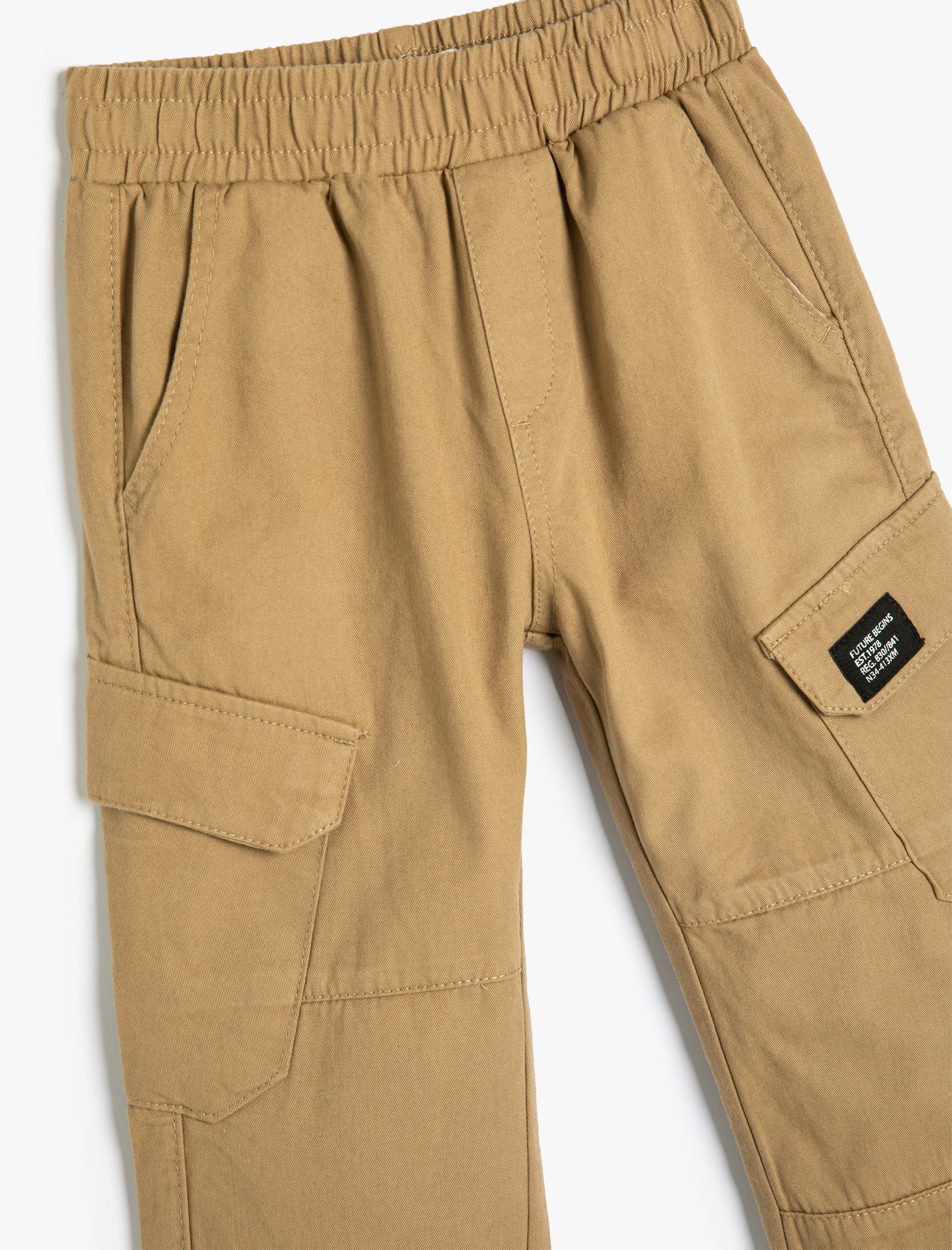  Erkek Çocuk Jogger Pantolon Beli Lastikli Cep Detaylı Pamuklu