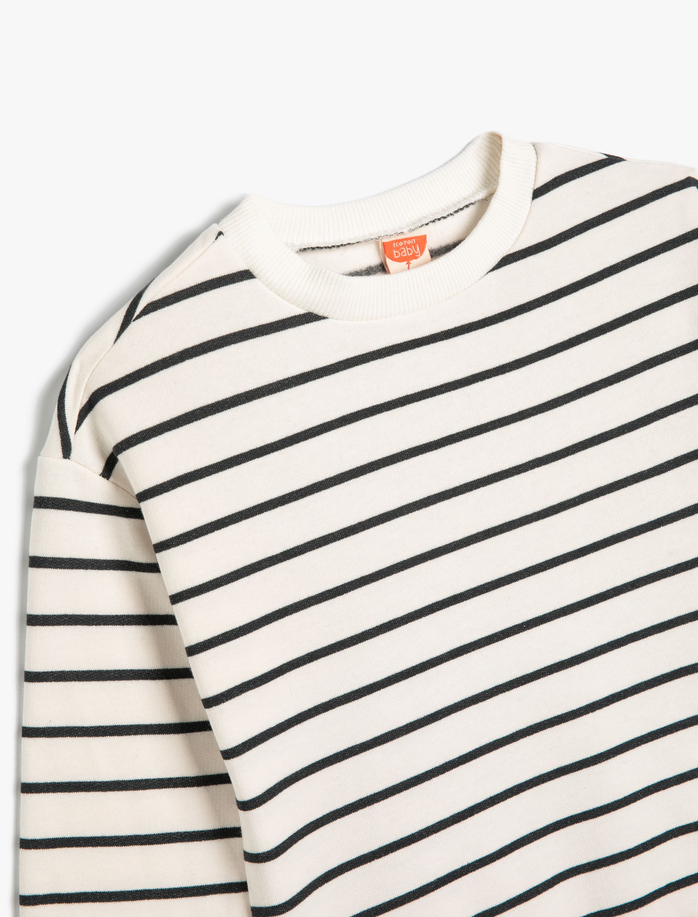  Erkek Bebek Sweatshirt Uzun Kollu Bisiklet Yaka Pamuklu Şardonlu