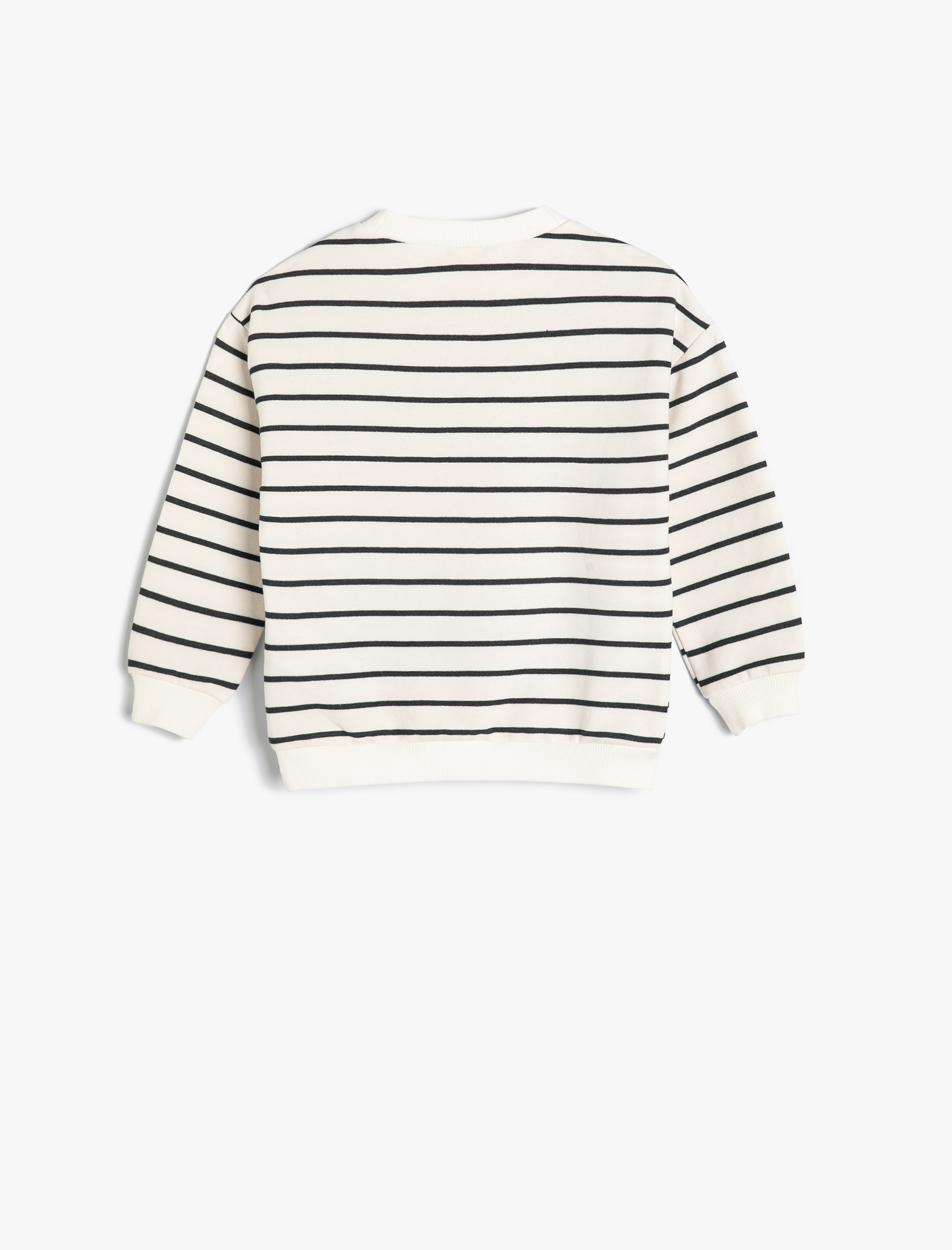  Erkek Bebek Sweatshirt Uzun Kollu Bisiklet Yaka Pamuklu Şardonlu