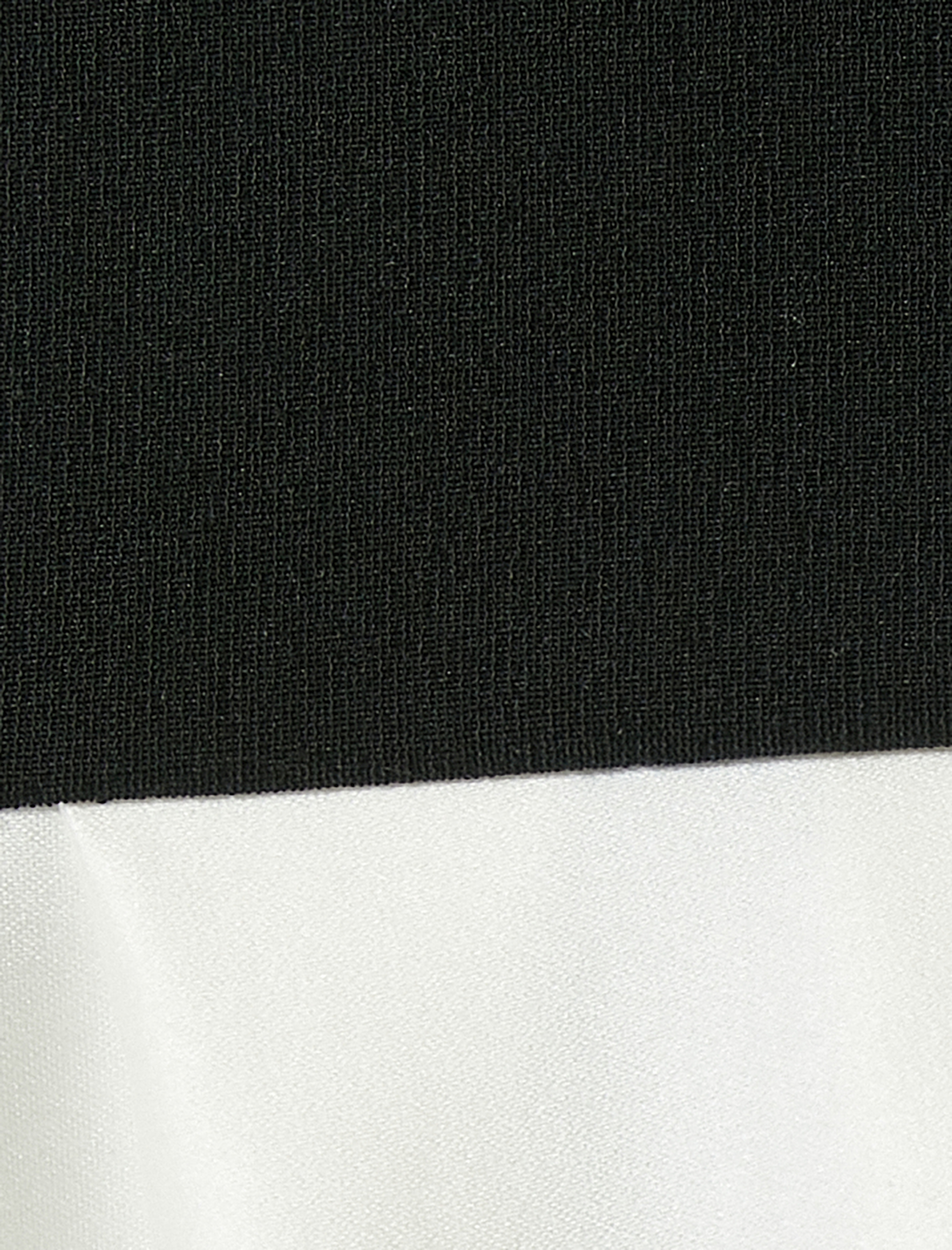   Midi Elbise U Yaka Kolsuz Renk Bloklu