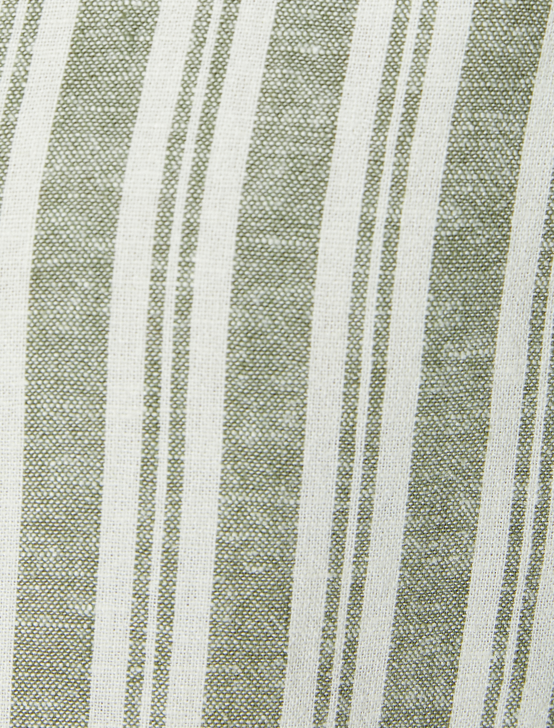   Uzun Kollu Gömlek Düğmeli Keten Karışımlı Regular Fit