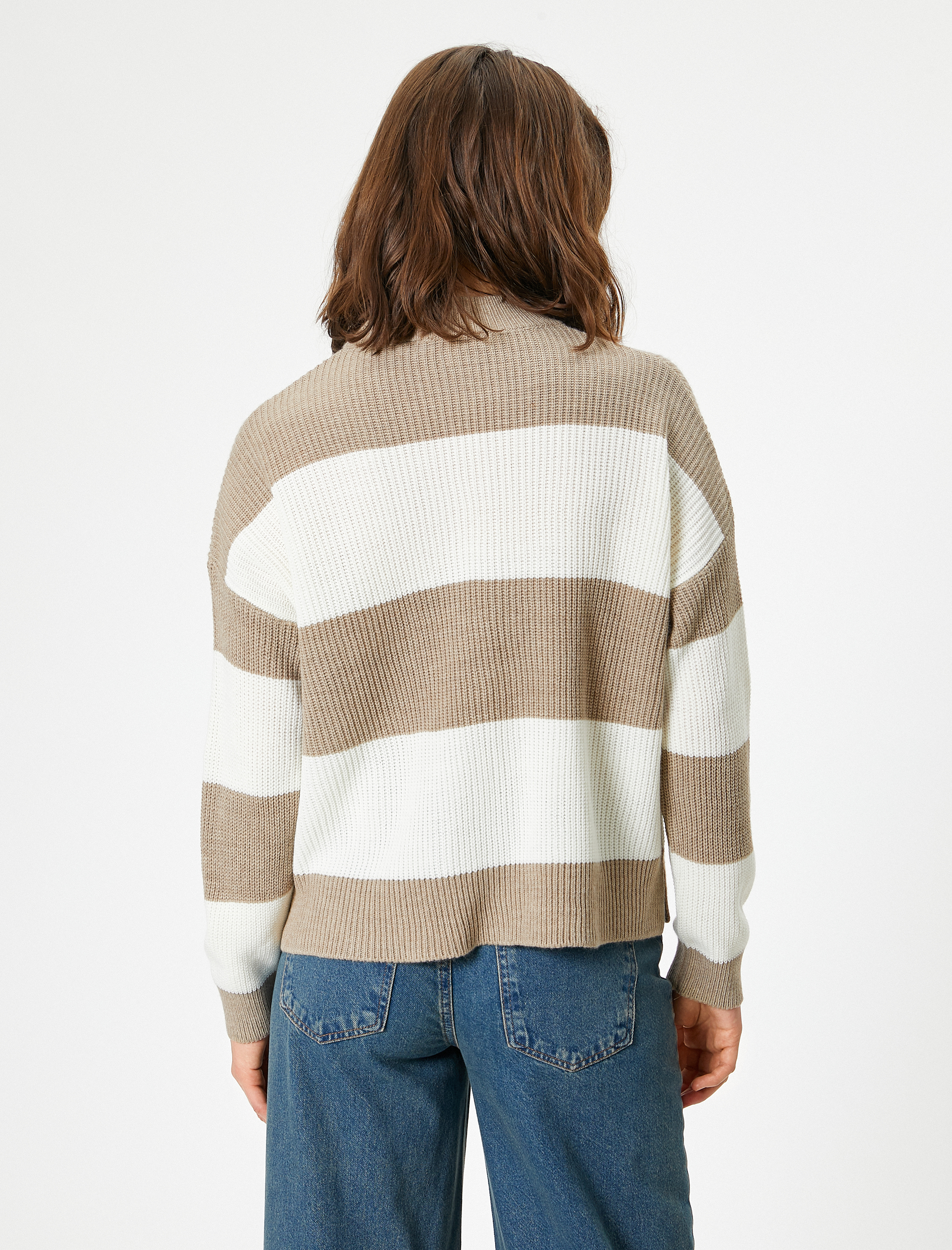   Triko Dik Yaka Uzun Kollu Kazak