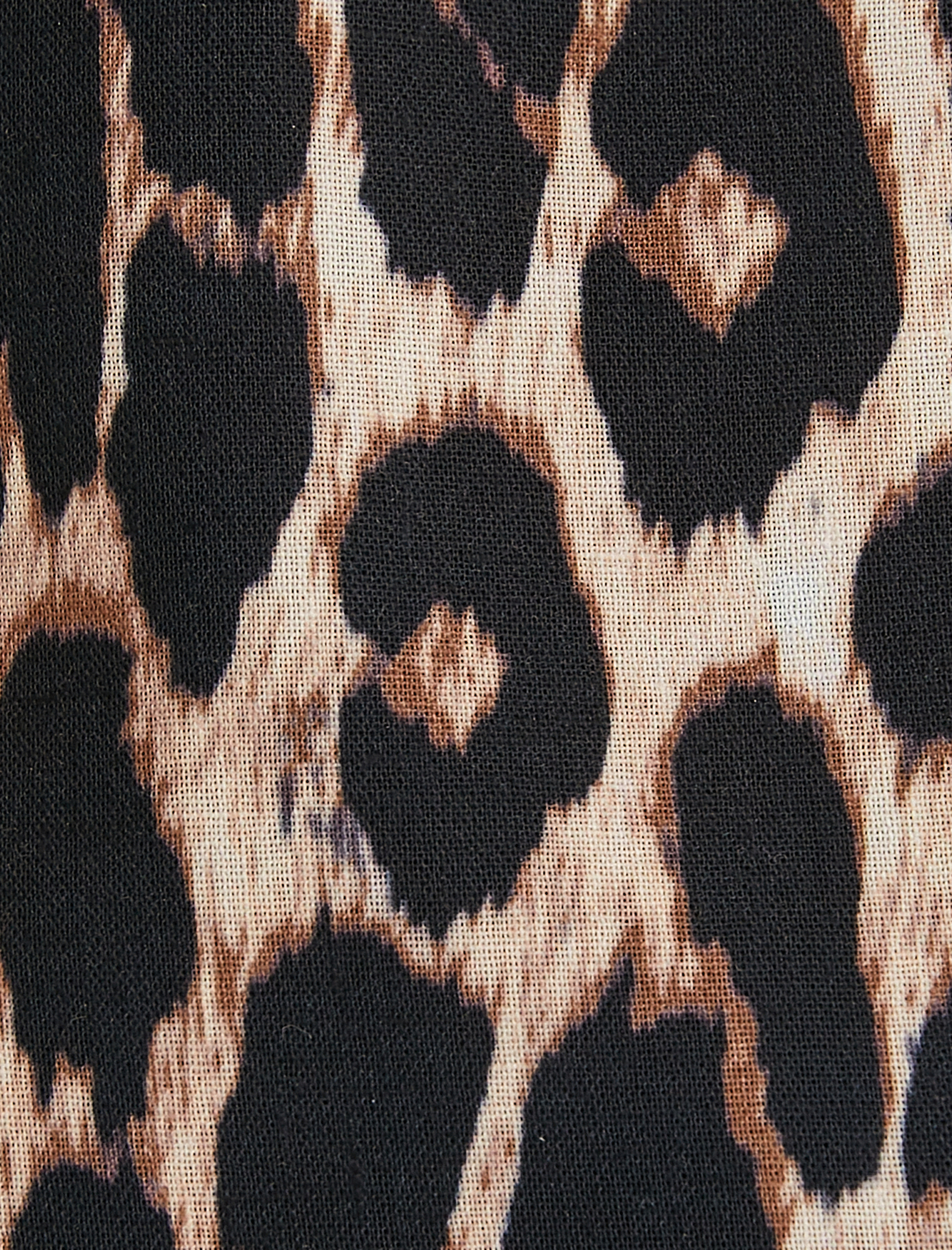 Leopar Desenli Elbise Mini Bisiklet Yaka Kolsuz