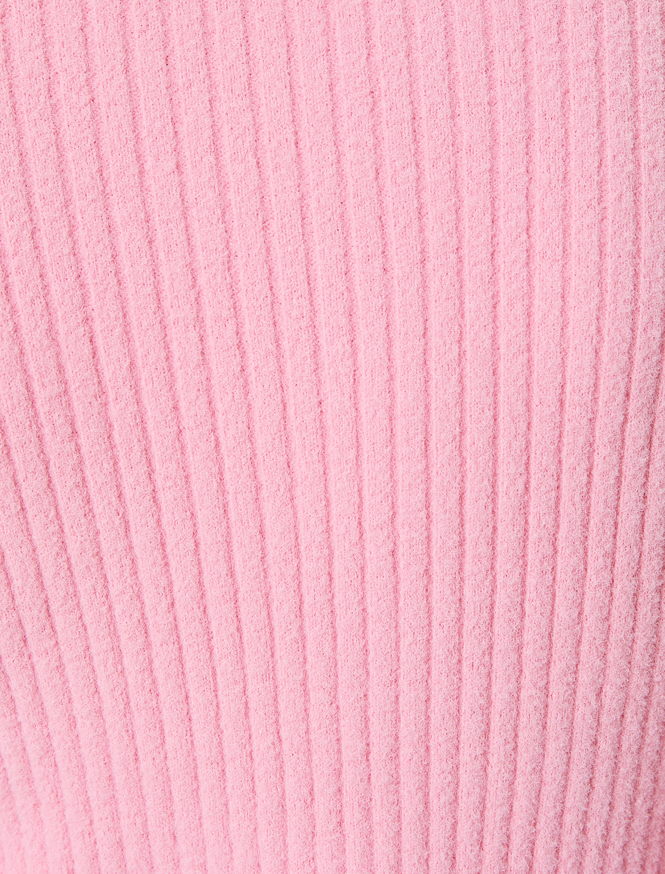 Bisiklet Yaka Crop Triko Kazak Slim Fit