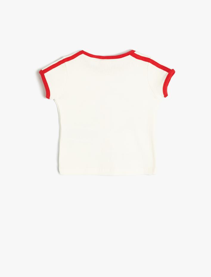 Kız Bebek Minnie Mouse Tişört Lisanslı Pamuklu