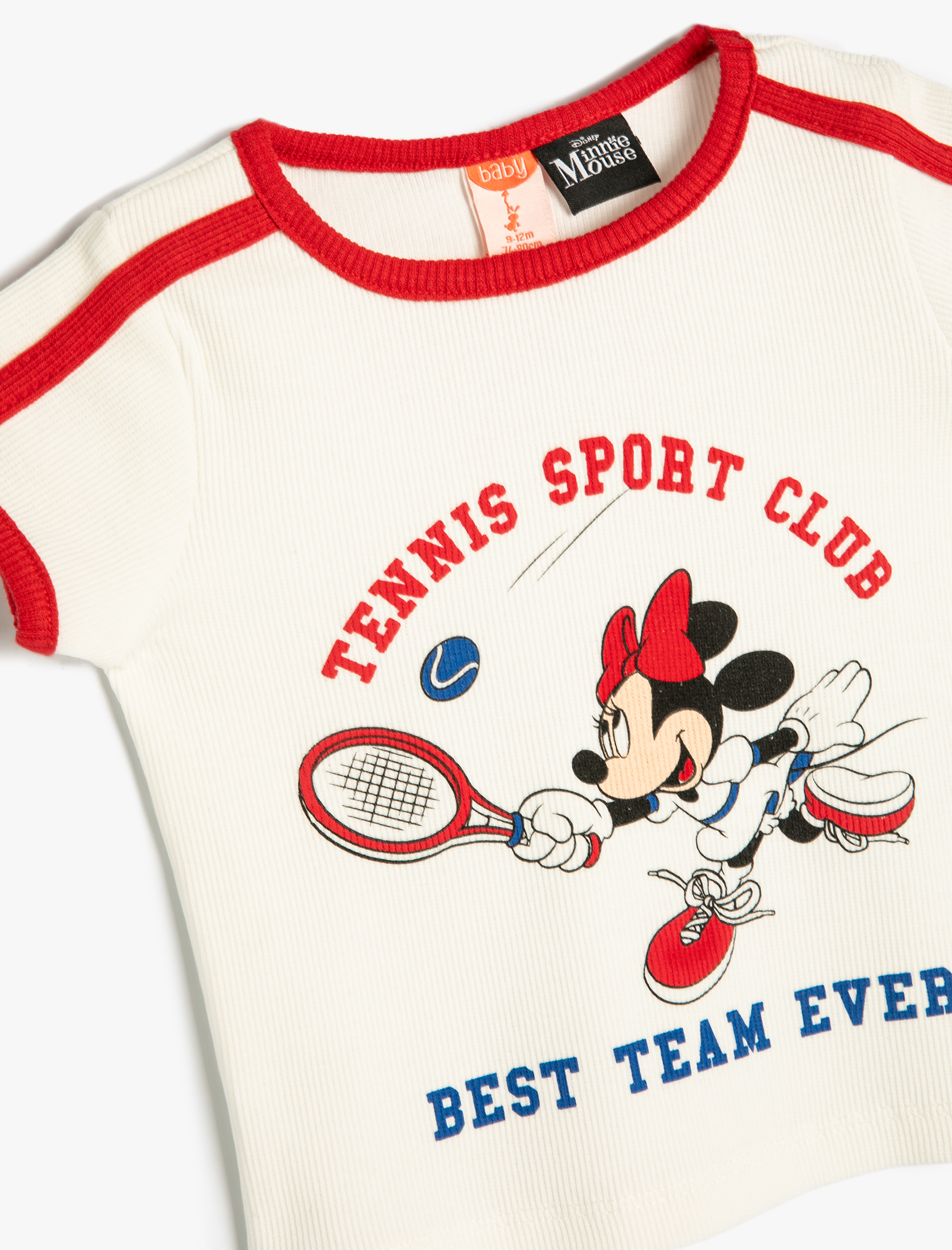 Kız Bebek Minnie Mouse Tişört Lisanslı Pamuklu