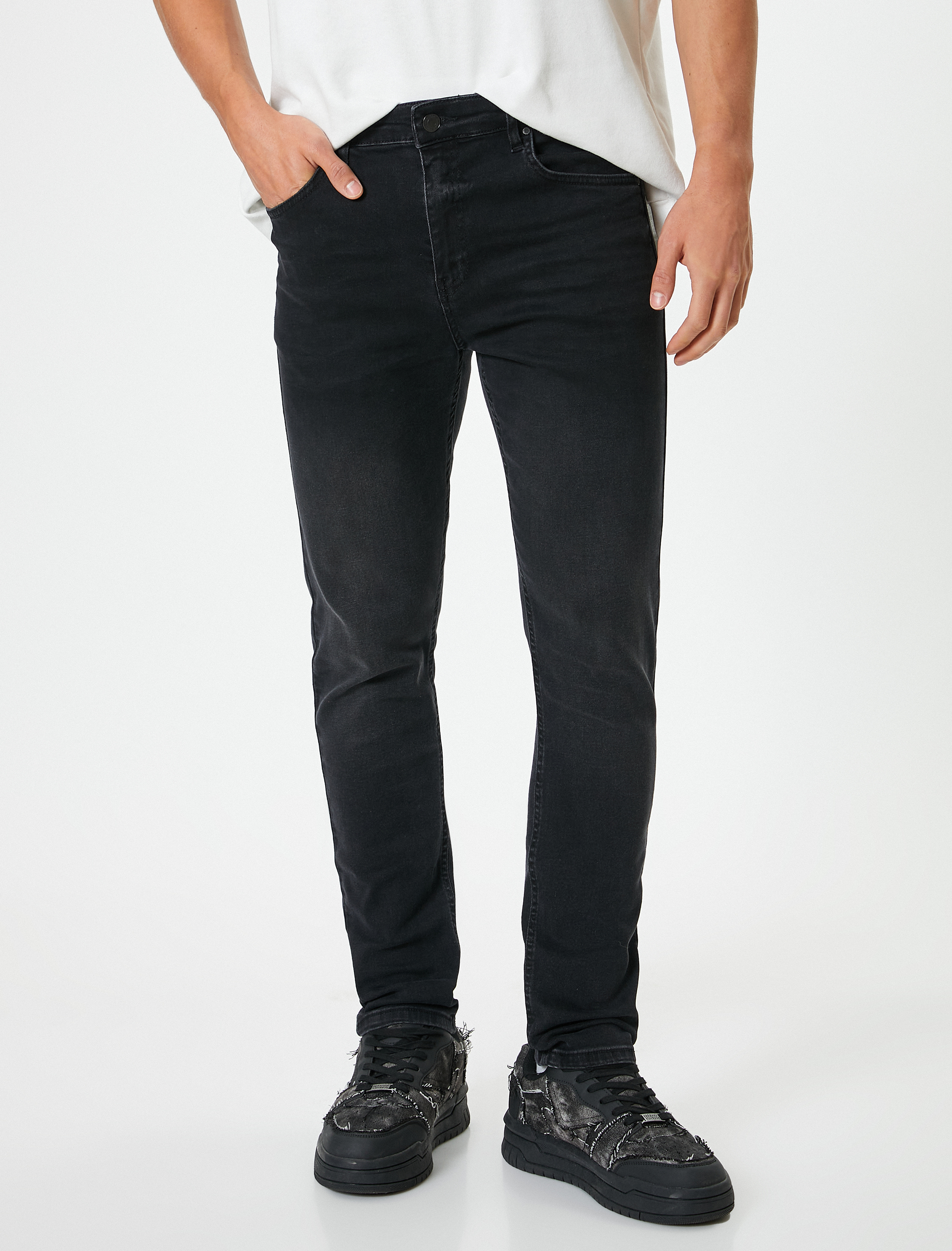   Standart Bel Slim Fit Kot Pantolon - Brad Jean