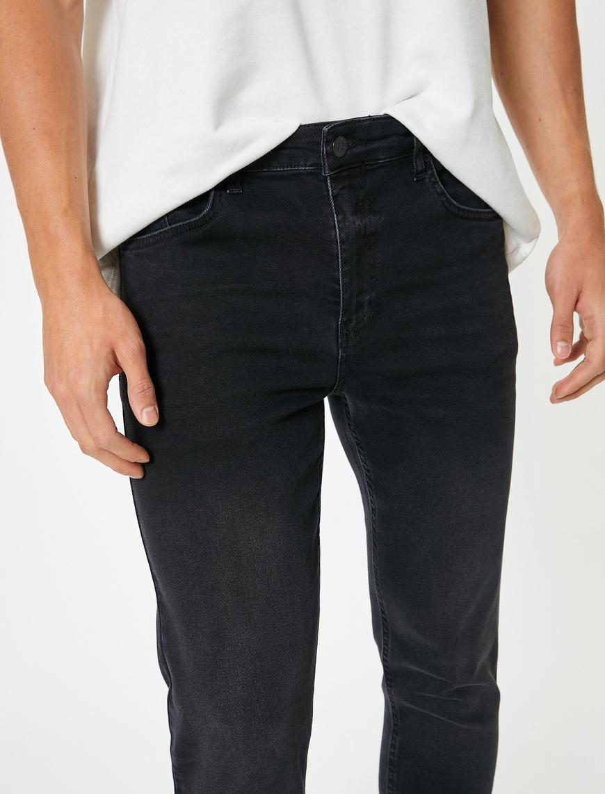   Standart Bel Slim Fit Kot Pantolon - Brad Jean