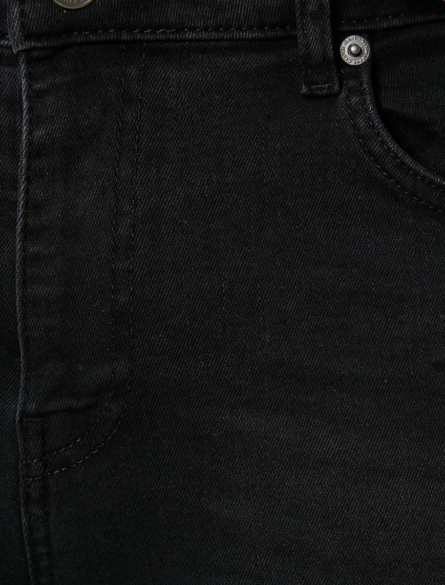 Koton Brad Jeans Slim Fit Uomo - Vita Media, Vestibilità Normale, Taglia 34/32, Colore Indaco