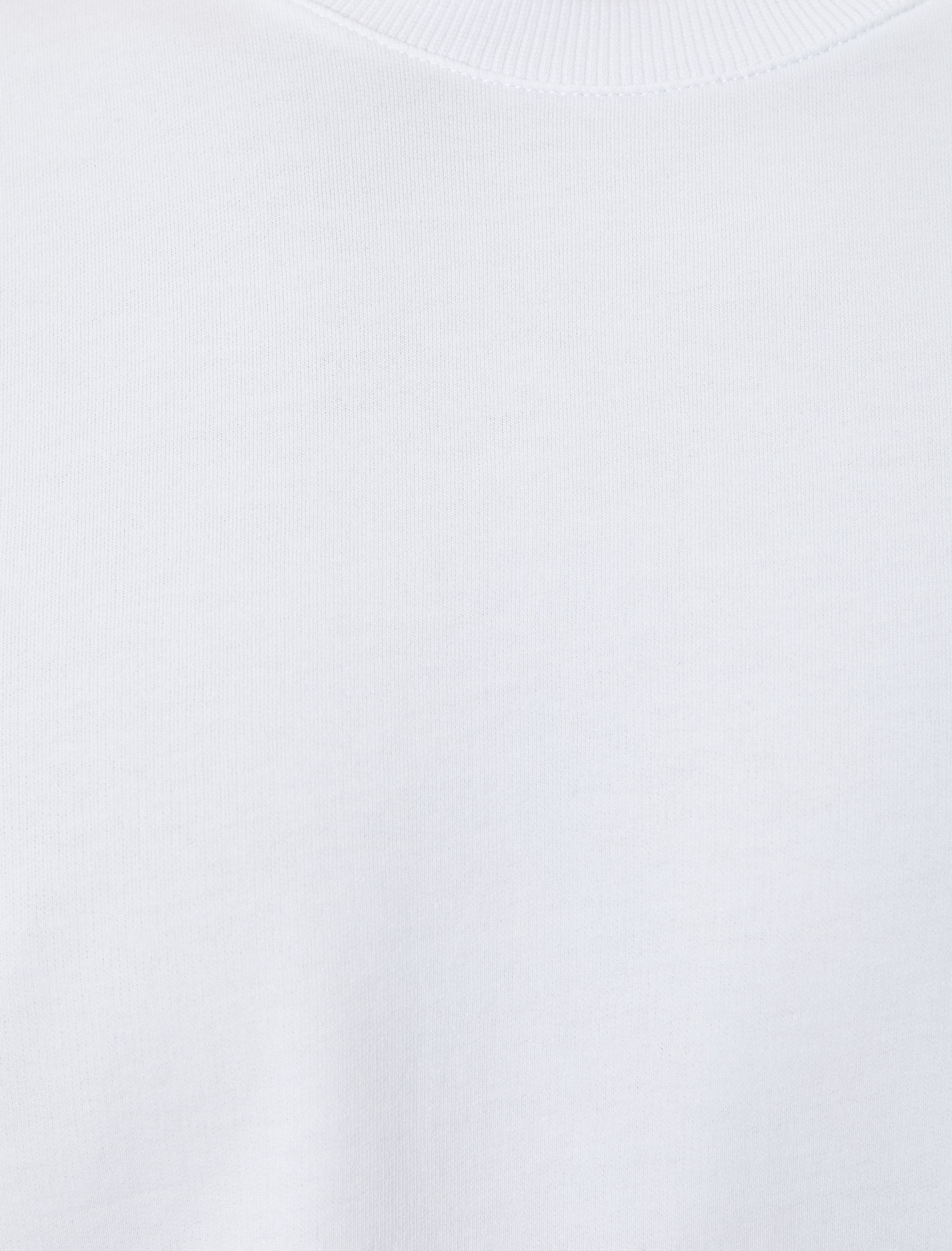   Pamuklu Bisiklet Yaka Etiket Detaylı Kısa Kollu Basic Tişört