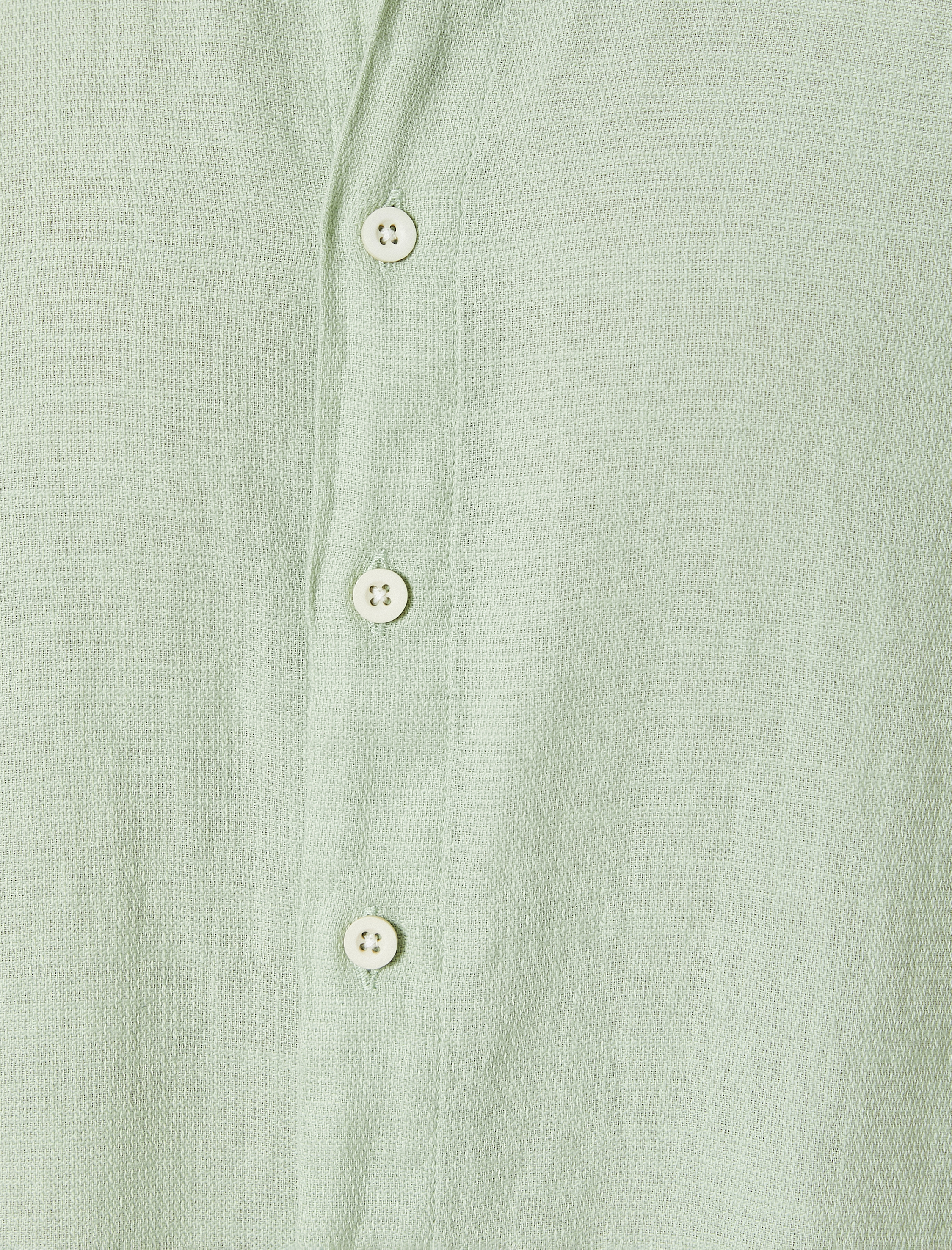   Yazlık Gömlek Kısa Kollu Klasik Yaka Düğmeli Pamuklu Regular Fit