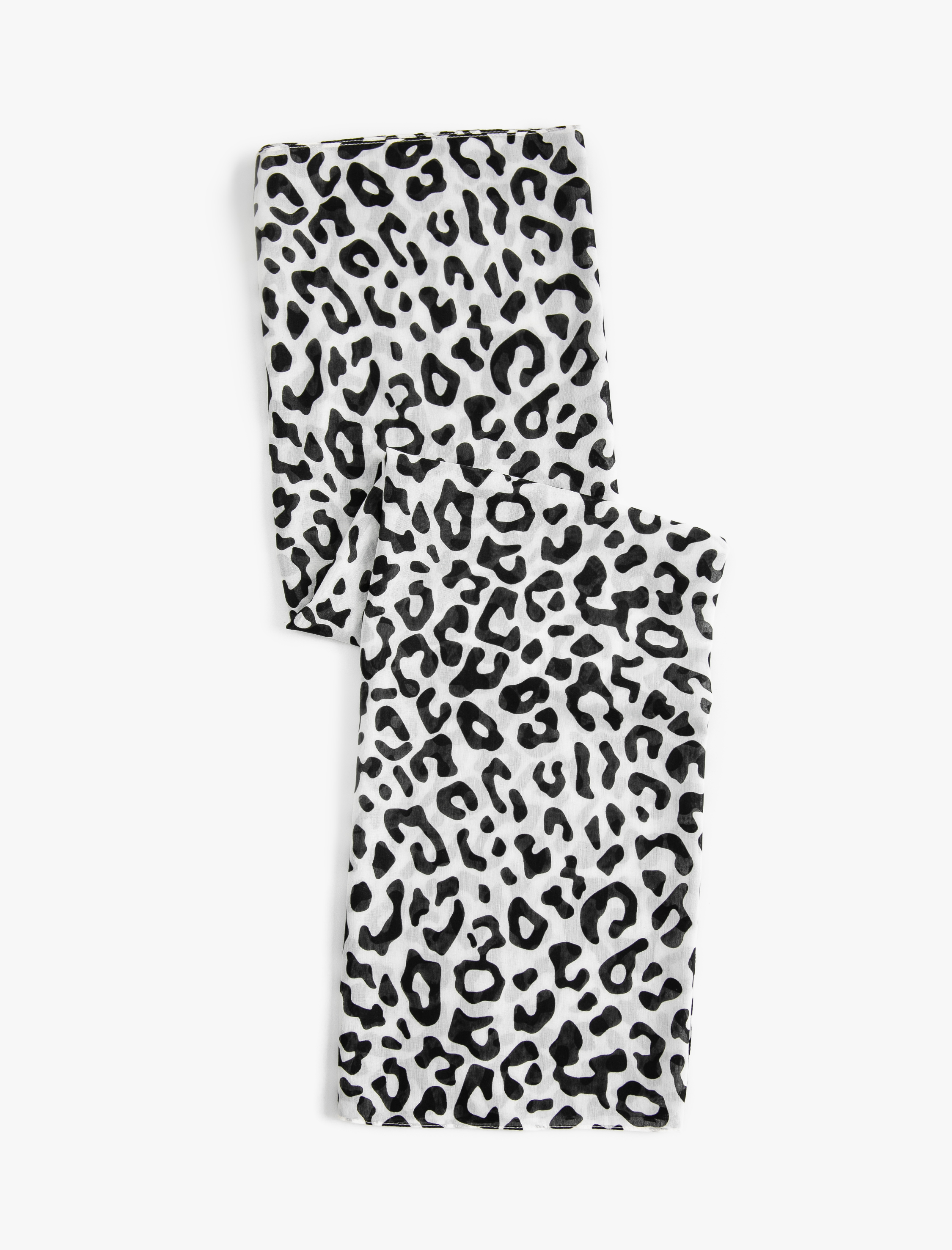  Kadın Leopar Desenli Kare Şal