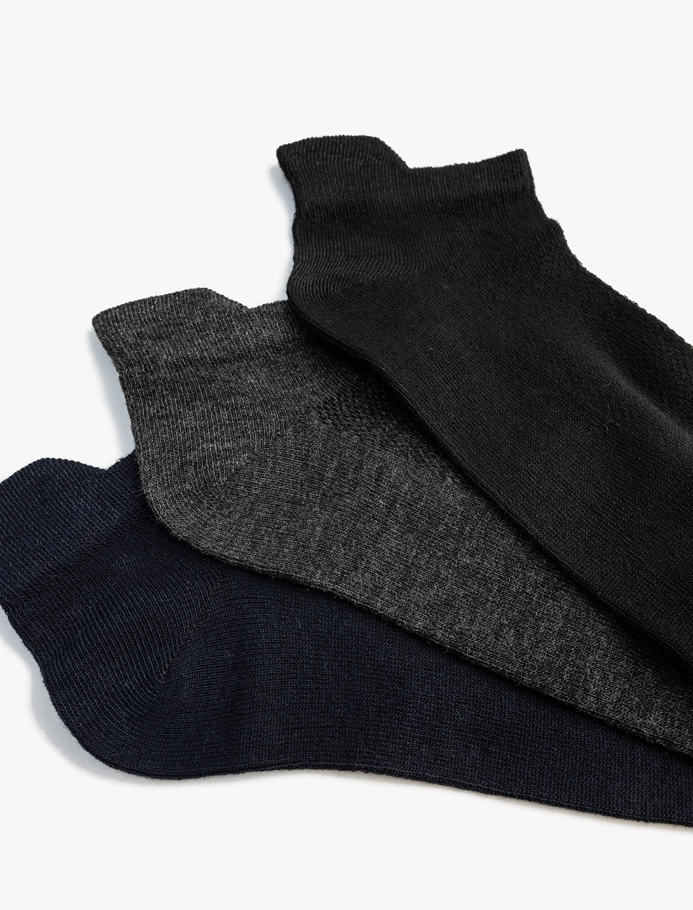 Erkek 3'lü Patik Çorap Seti