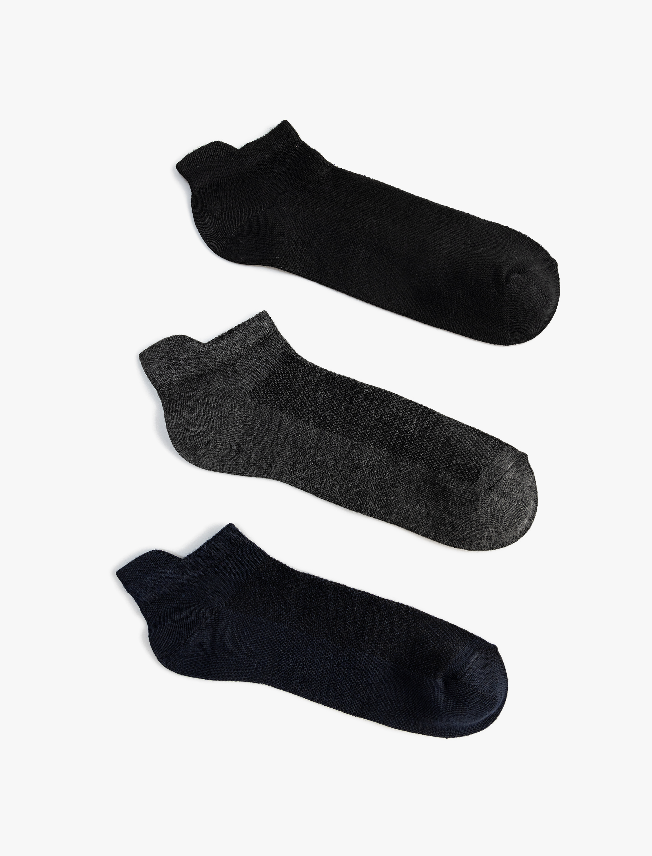Erkek 3'lü Patik Çorap Seti