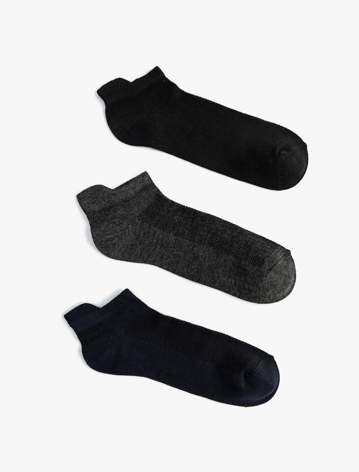 Erkek 3'lü Patik Çorap Seti