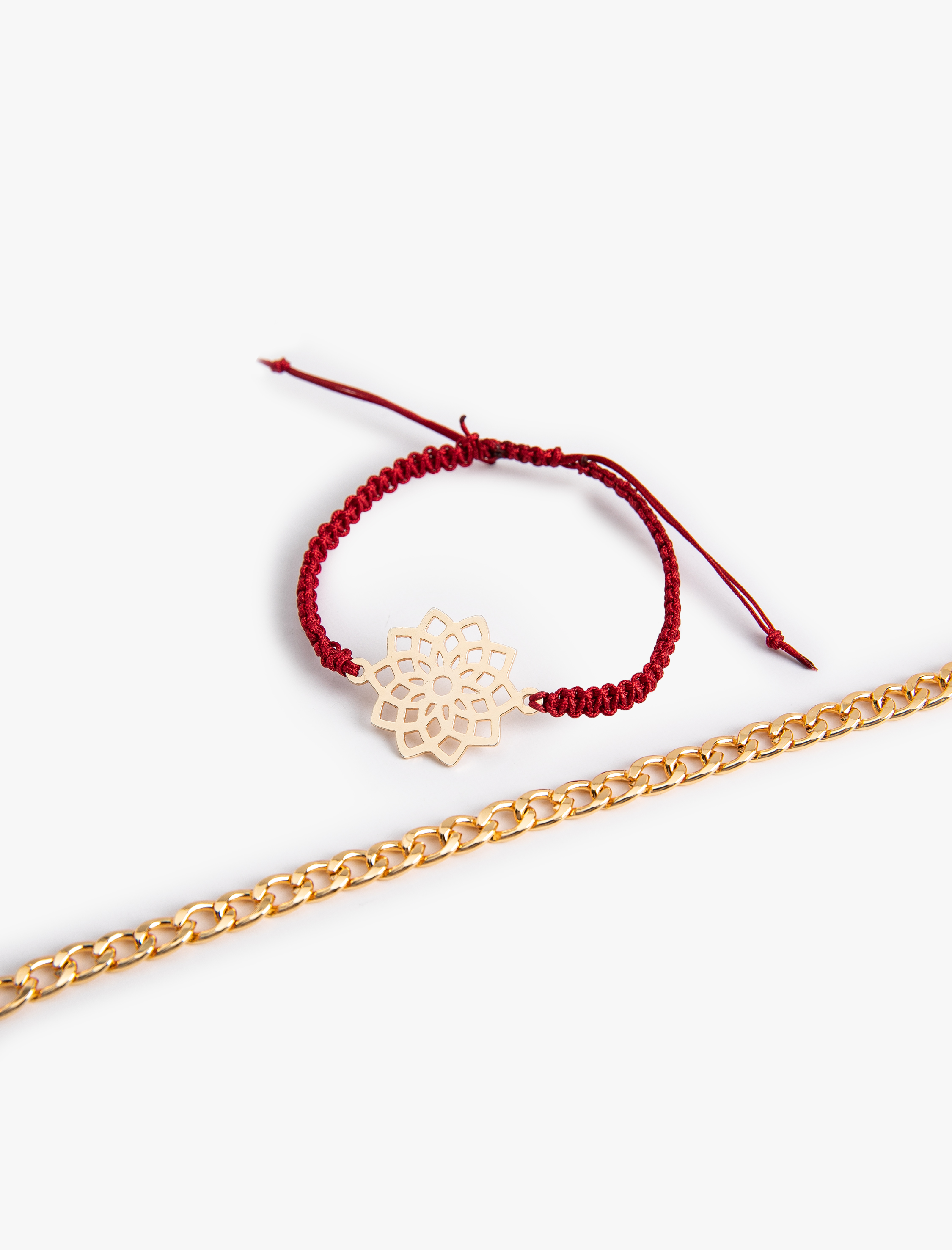 Kadın 2'li Zincir Bileklik Seti