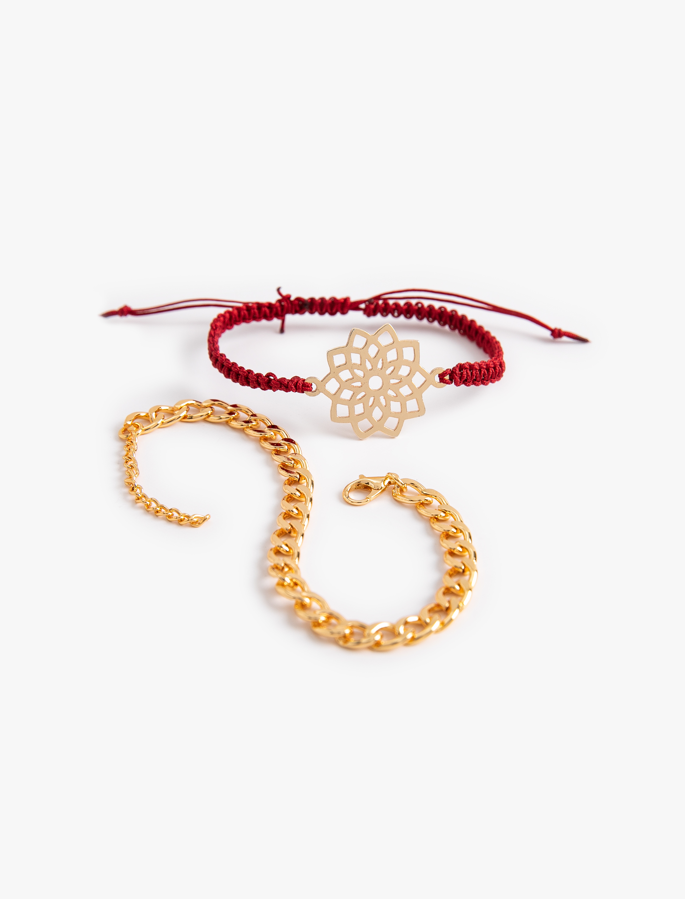 Kadın 2'li Zincir Bileklik Seti