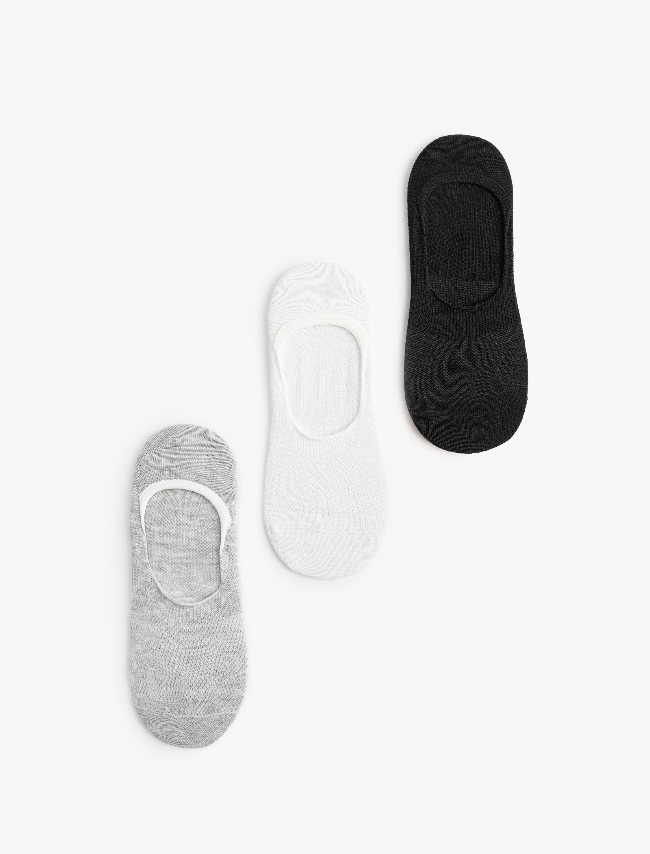  Kadın Babet Çorap Seti 3'lü Çok Renkli