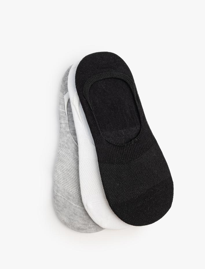 Kadın Babet Çorap Seti 3'lü Çok Renkli