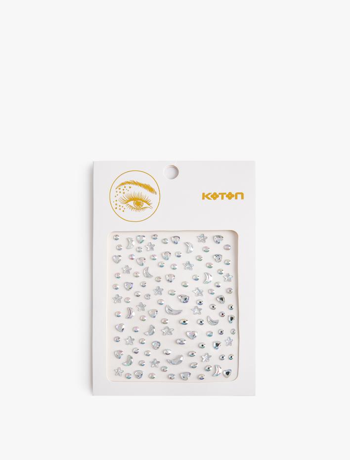 Kadın Ay ve Yıldız Şekilli Sticker Seti