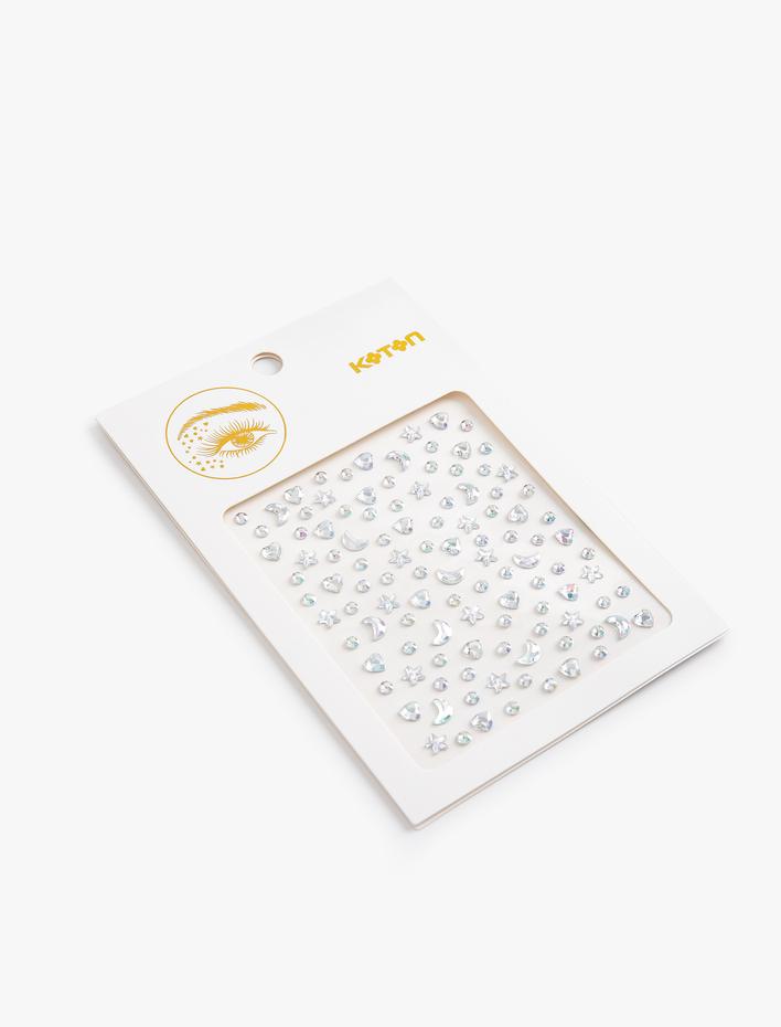Kadın Ay ve Yıldız Şekilli Sticker Seti