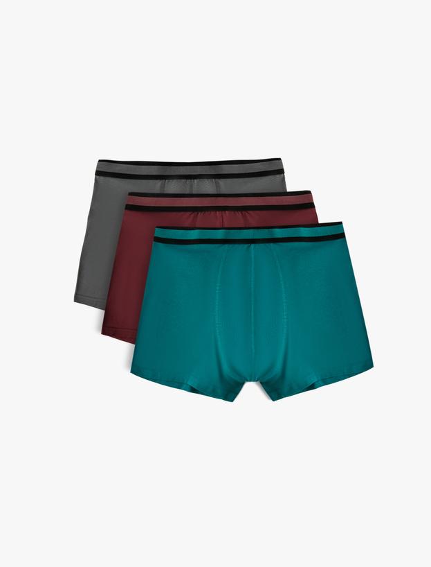 3'lü Basic Boxer Seti Pamuklu_0