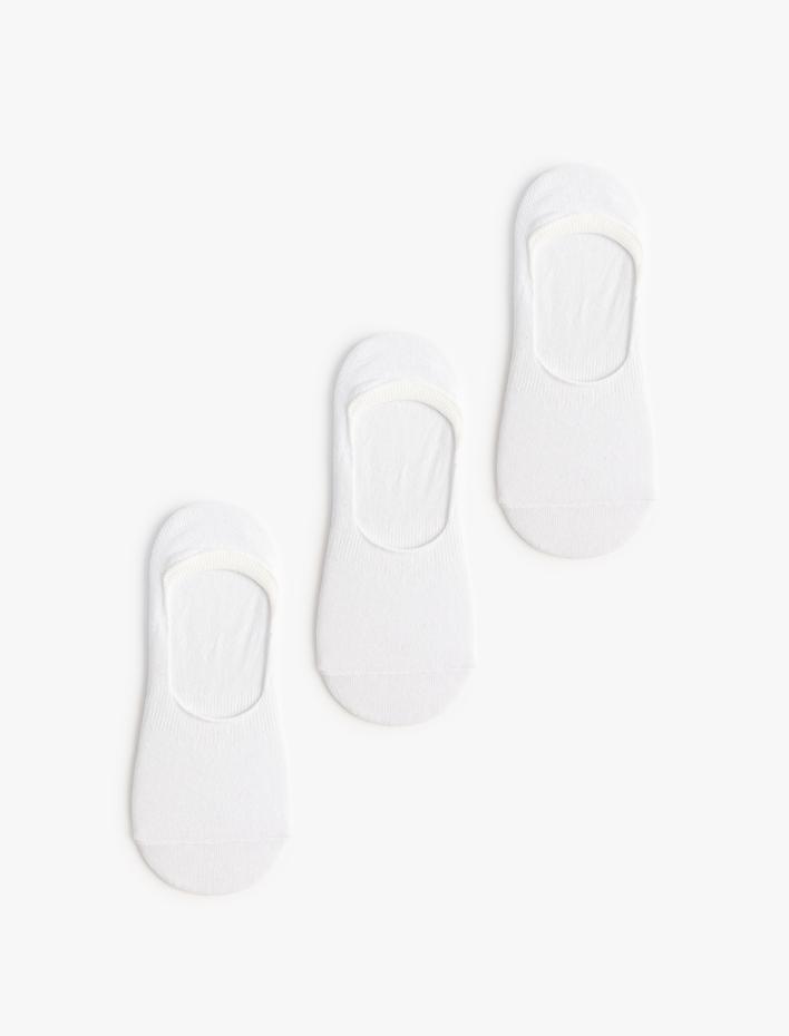 Kadın Babet Çorap Seti 3'lü Çok Renkli