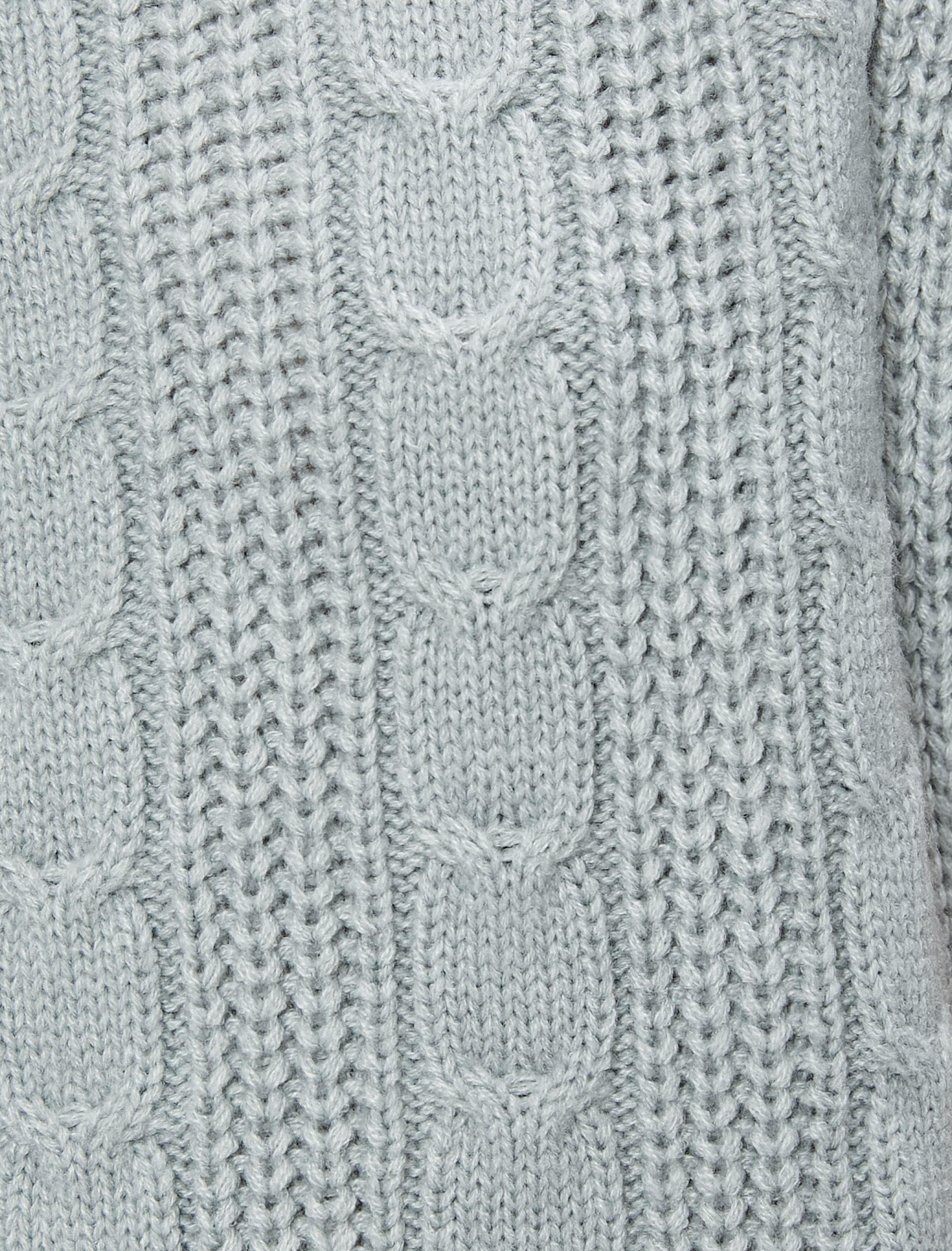   Kolsuz Süveter Örgü Dokulu Bisiklet Yaka