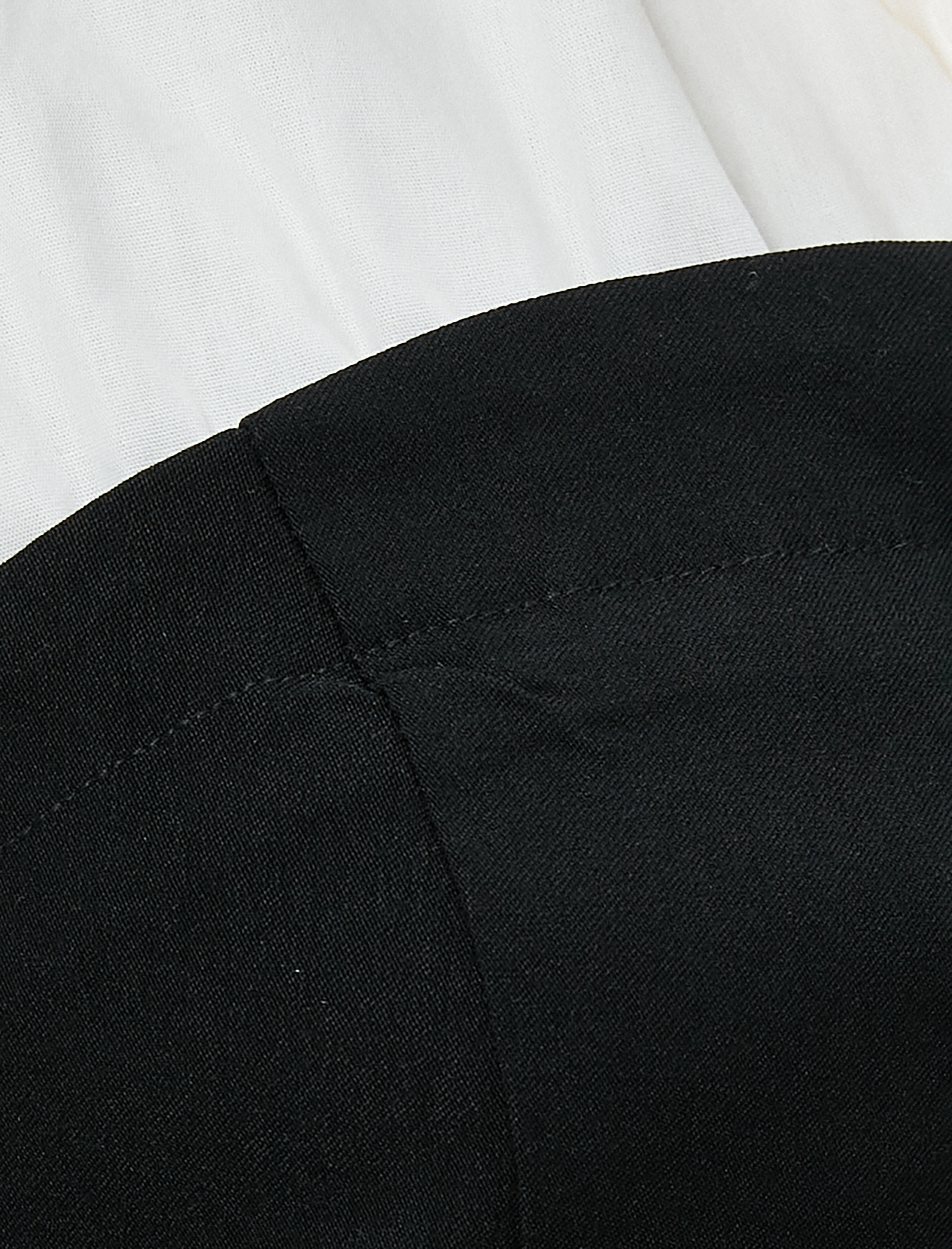   Crop Gömlek Kolsuz Düğmeli