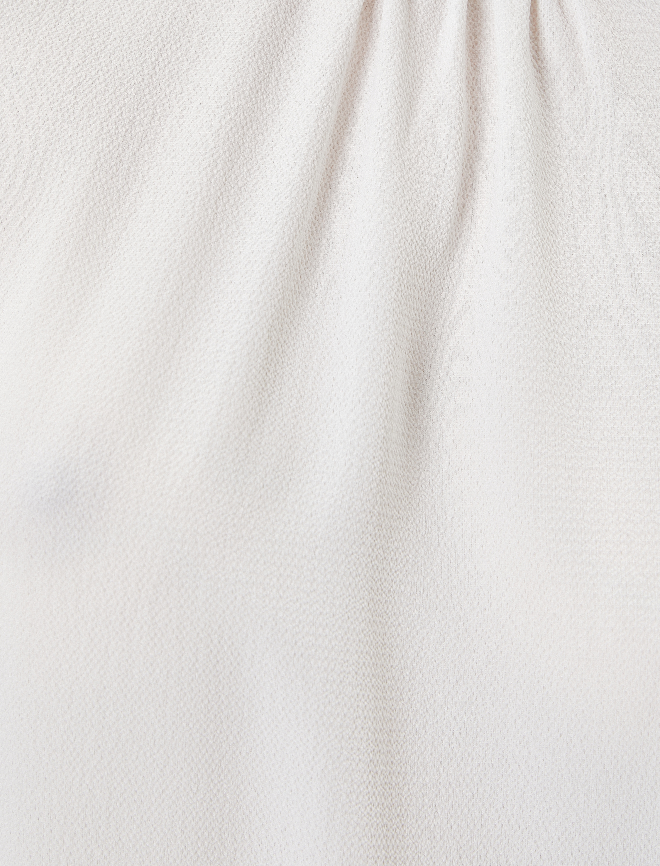   Şifon Bluz Manşetli Dik Yaka Uzun Kollu Drape Detaylı