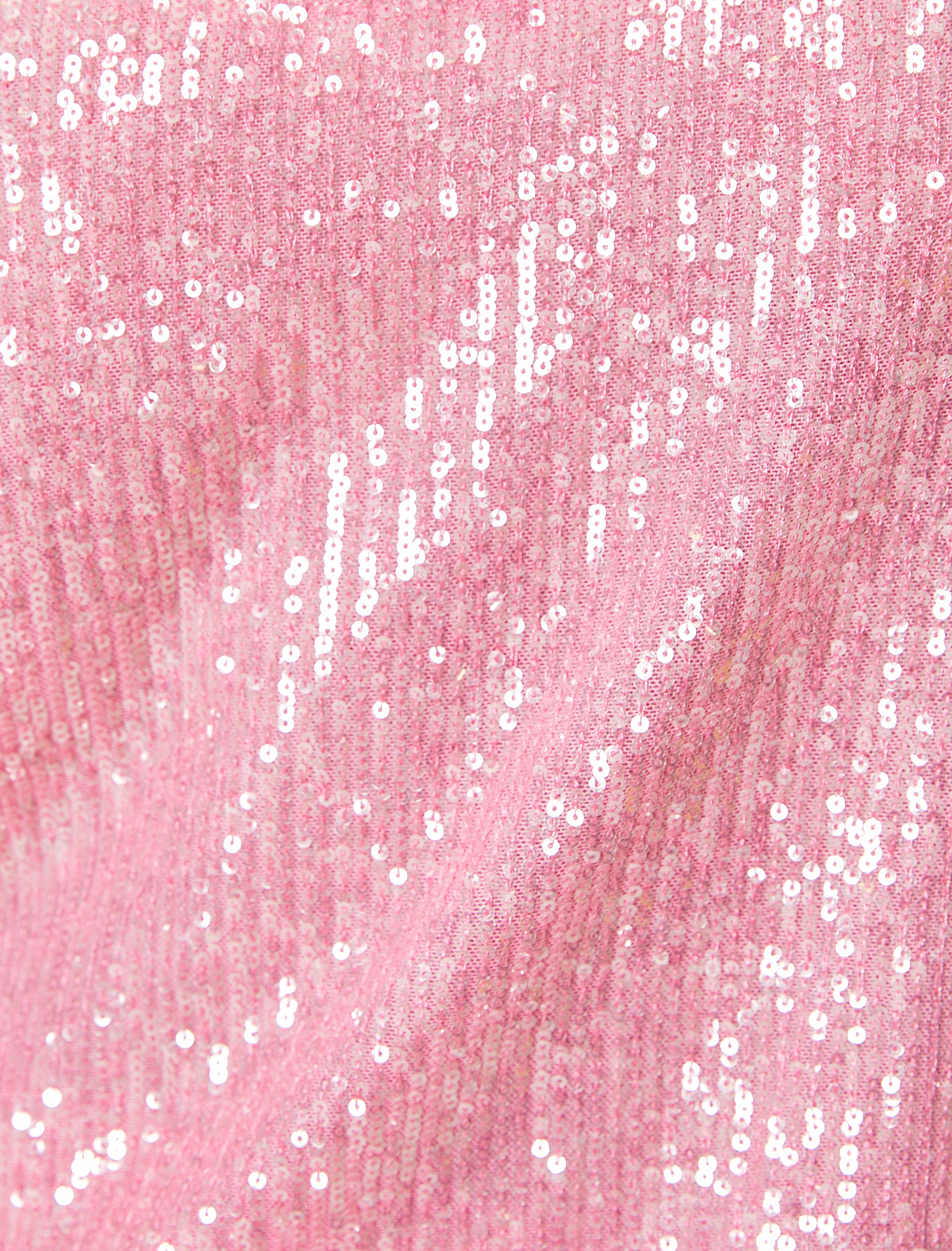   Pullu Payetli Abiye Bluz Kolsuz U Yaka