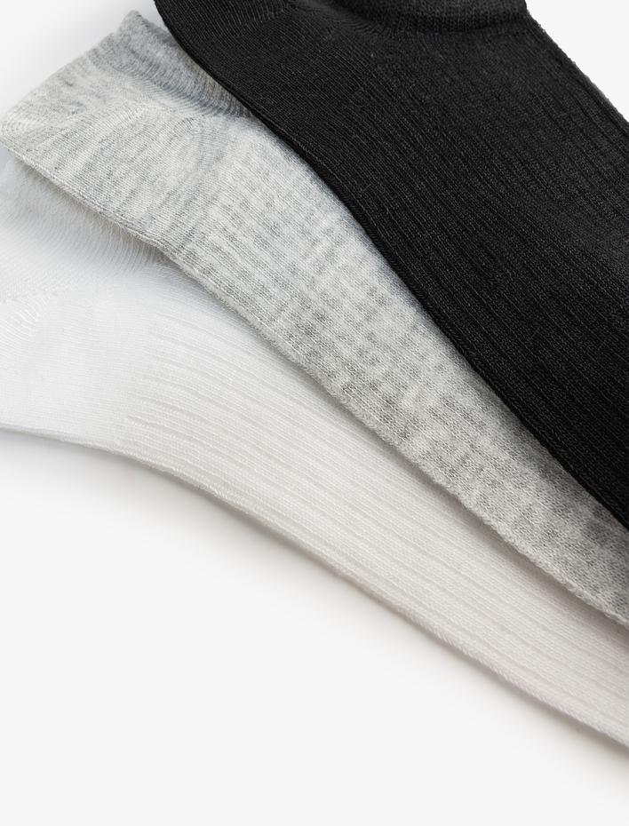 Erkek 3'lü Patik Çorap Seti