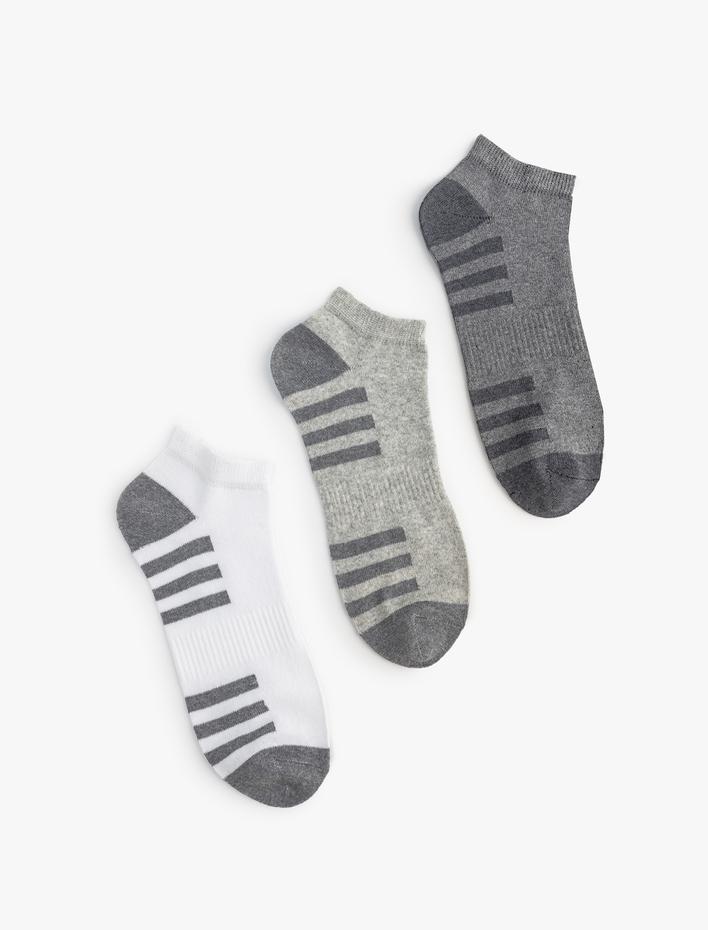 Erkek 3'lü Patik Çorap Seti