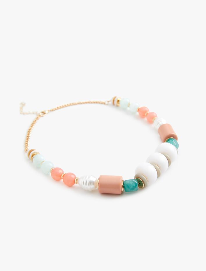 Kadın Büyük Boncuklu Kolye