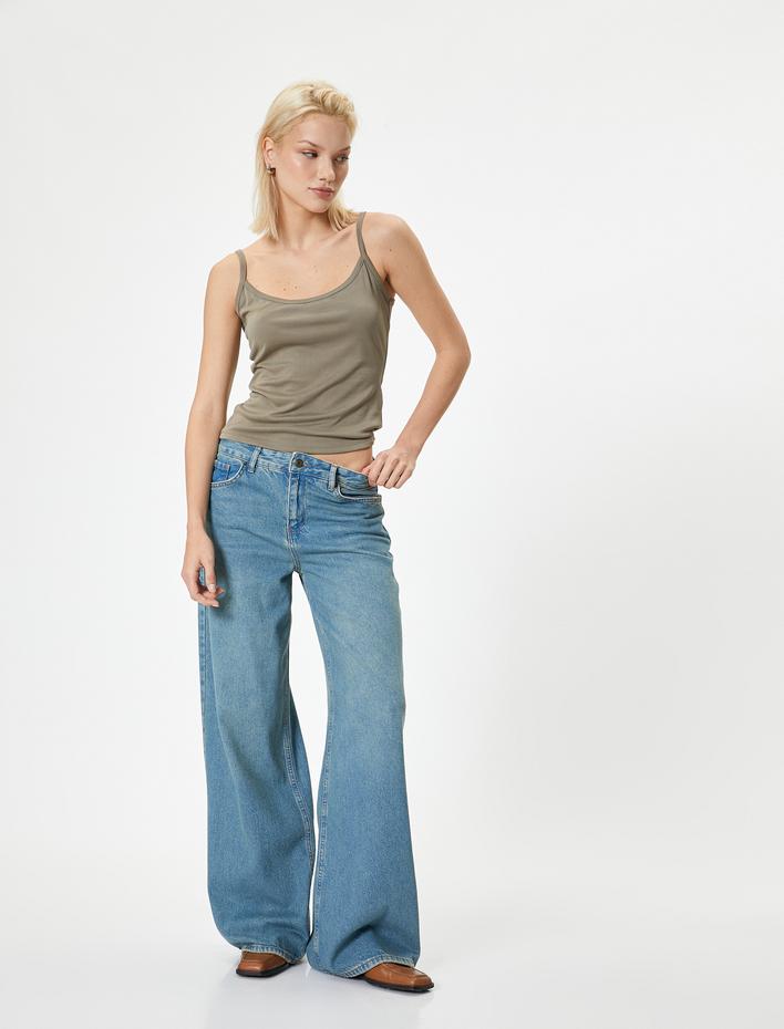  Askılı Atlet Modal Kumaş Slim Fit